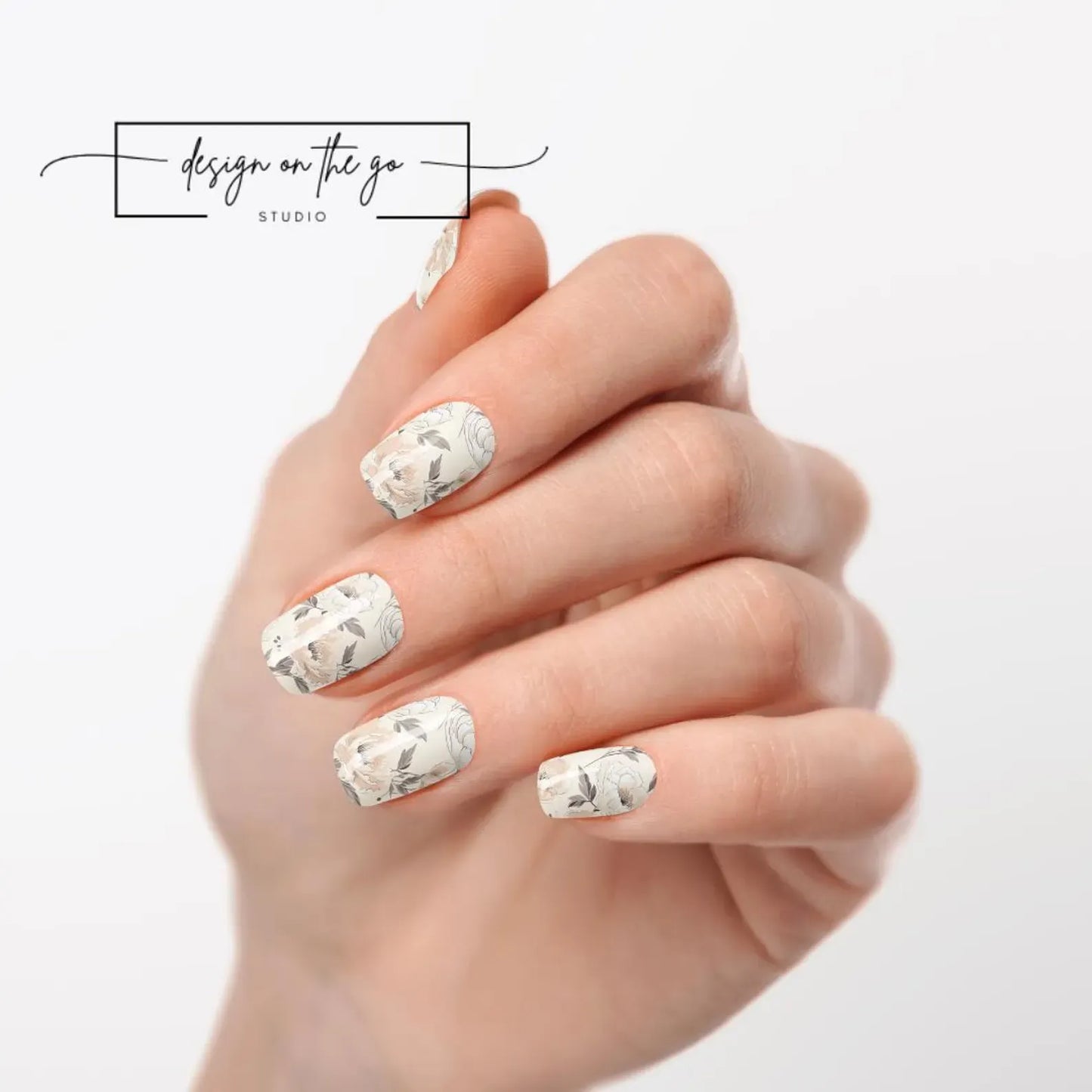 Blush Peony Nail Wraps