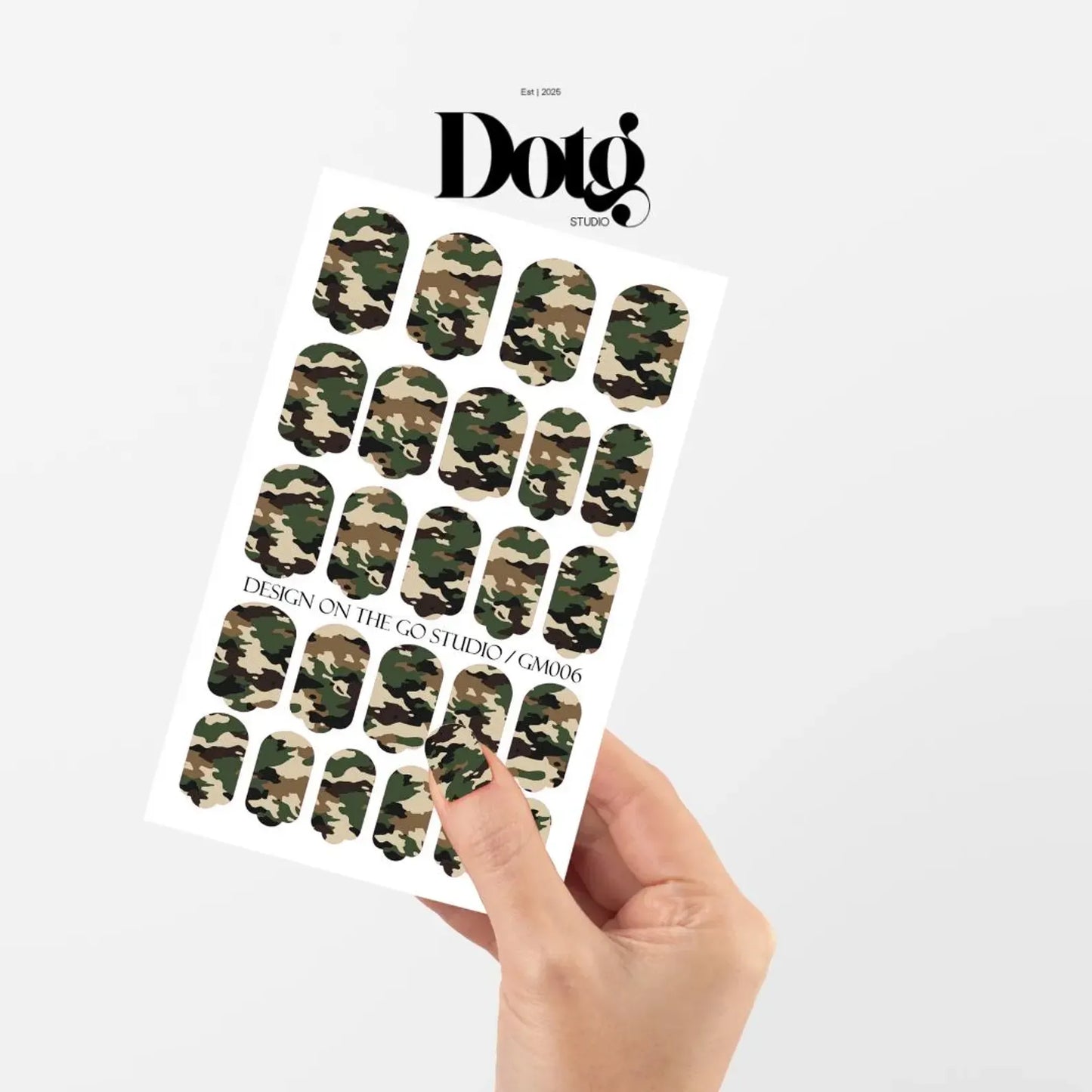 Camouflage Nail Wraps