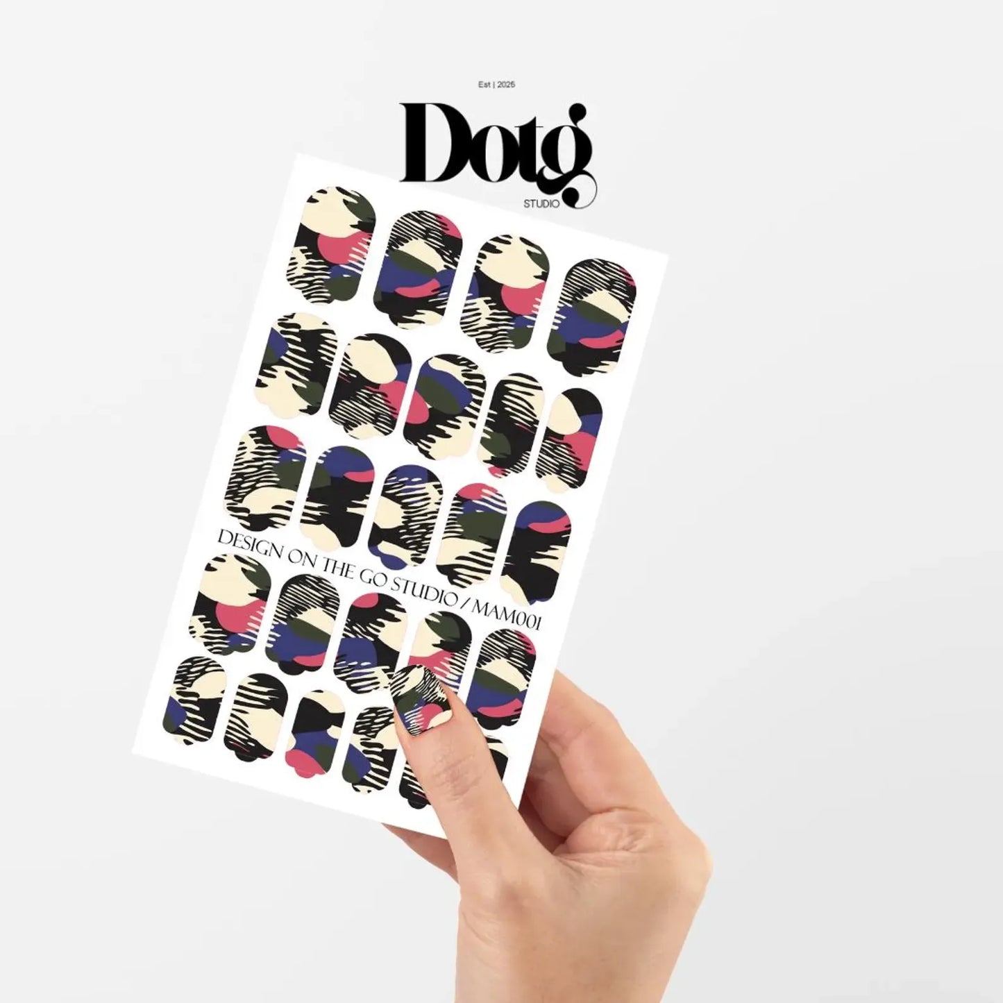 Glitch Nail Wraps