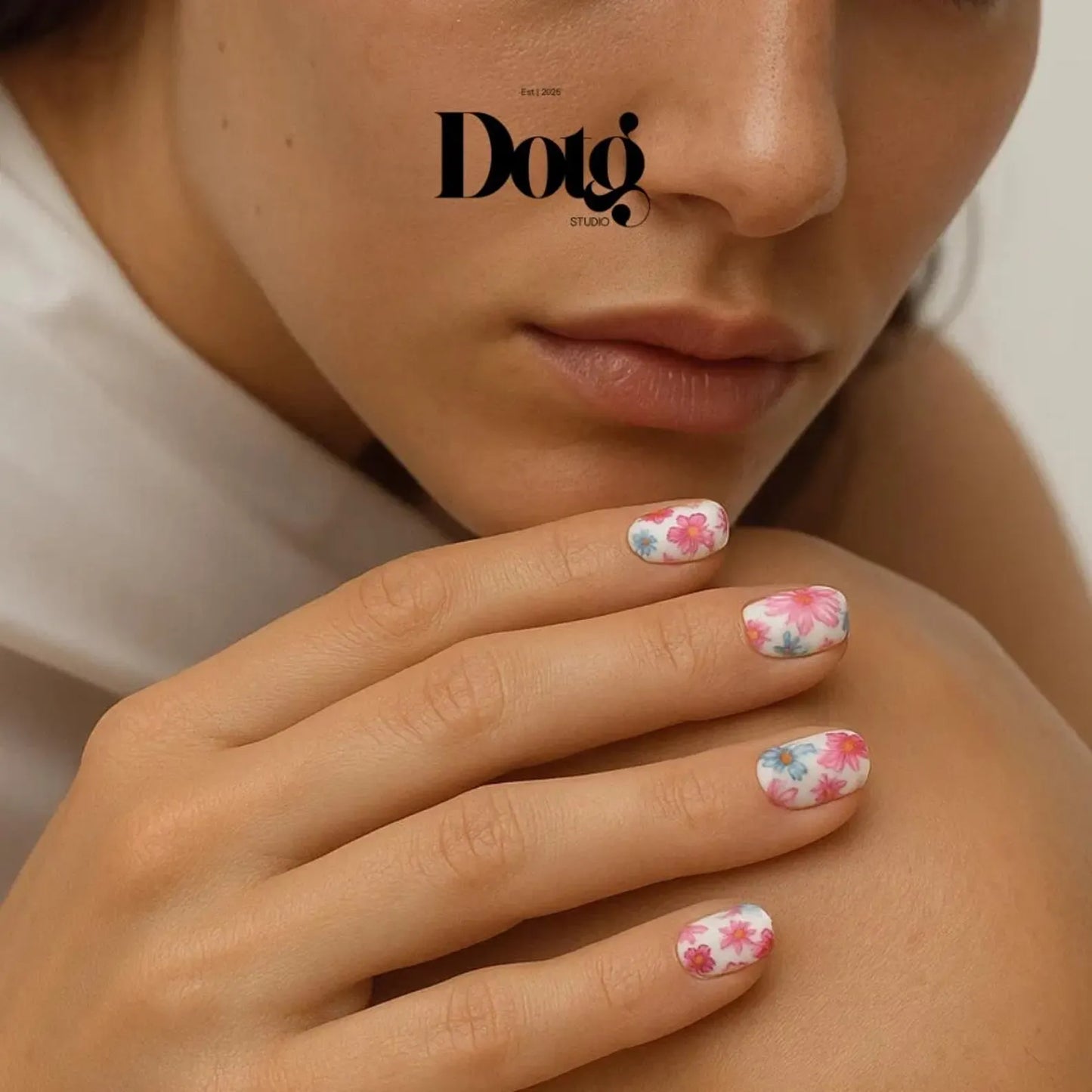 Colorful Flowers Nail Wraps
