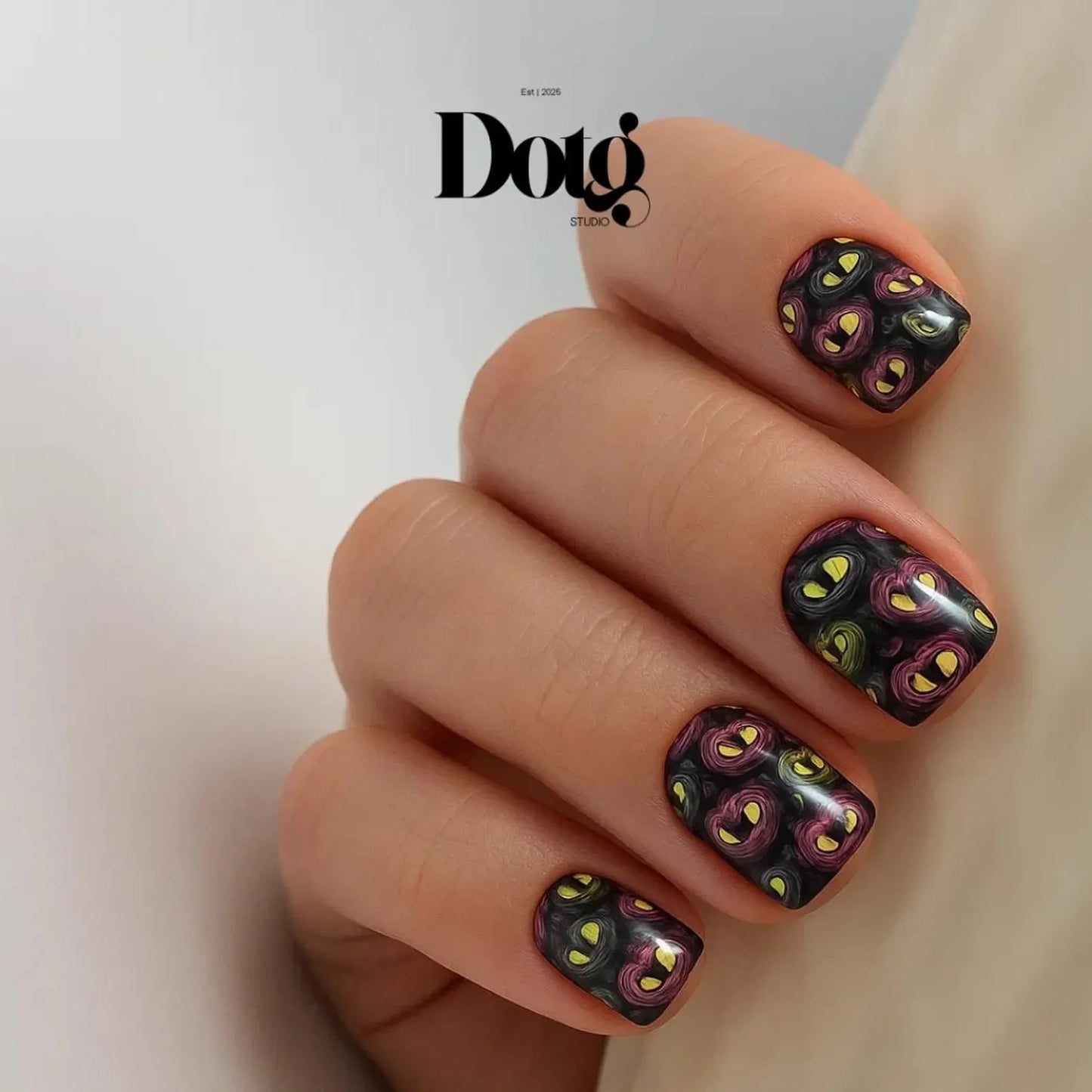 Spooky Pumpkin Nail Wraps