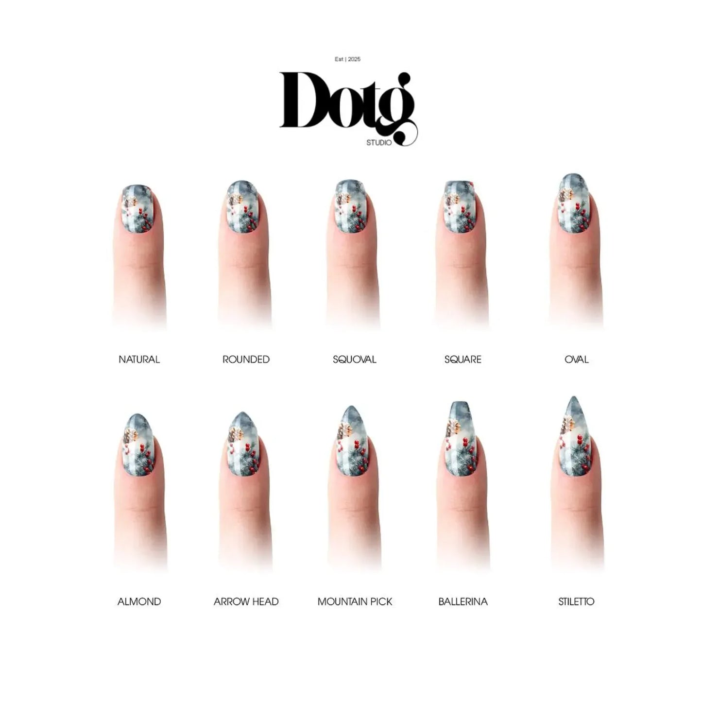 Frosted Eve Nail Wraps