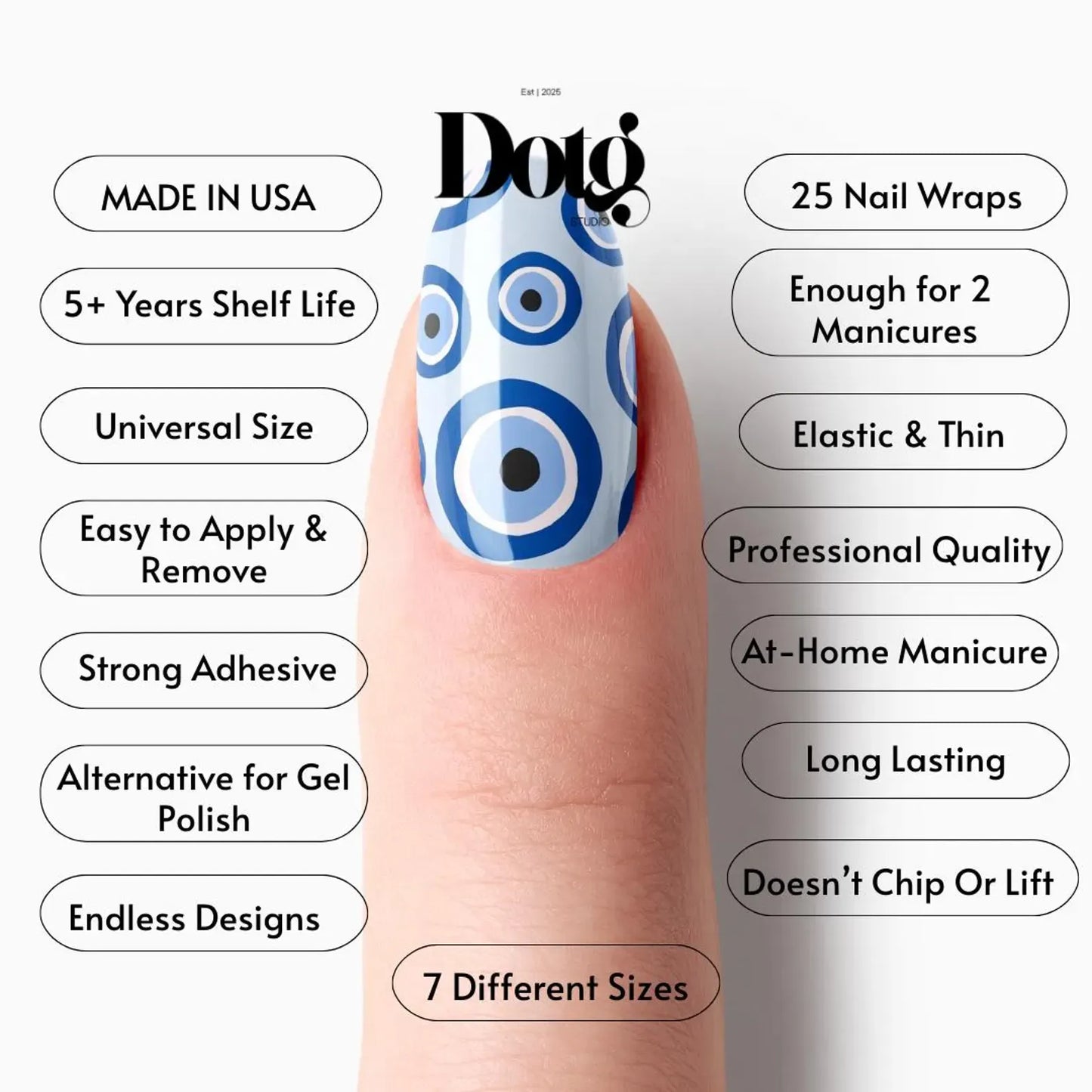 Evil Eye Nail Wrap