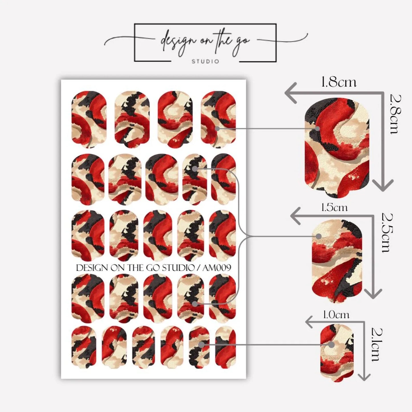 Asian Snake Nail Wraps