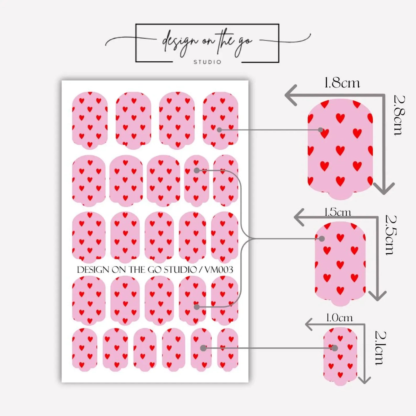 Love Dots Nail Wraps