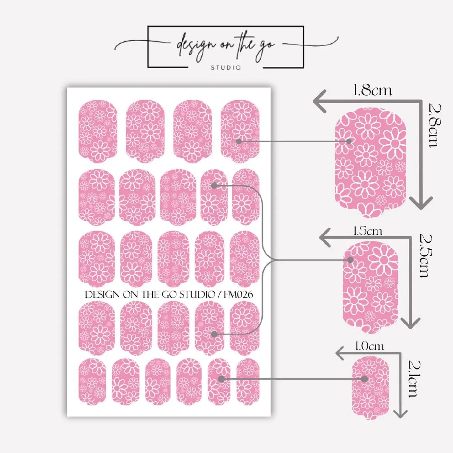 Daisies Nail Wraps