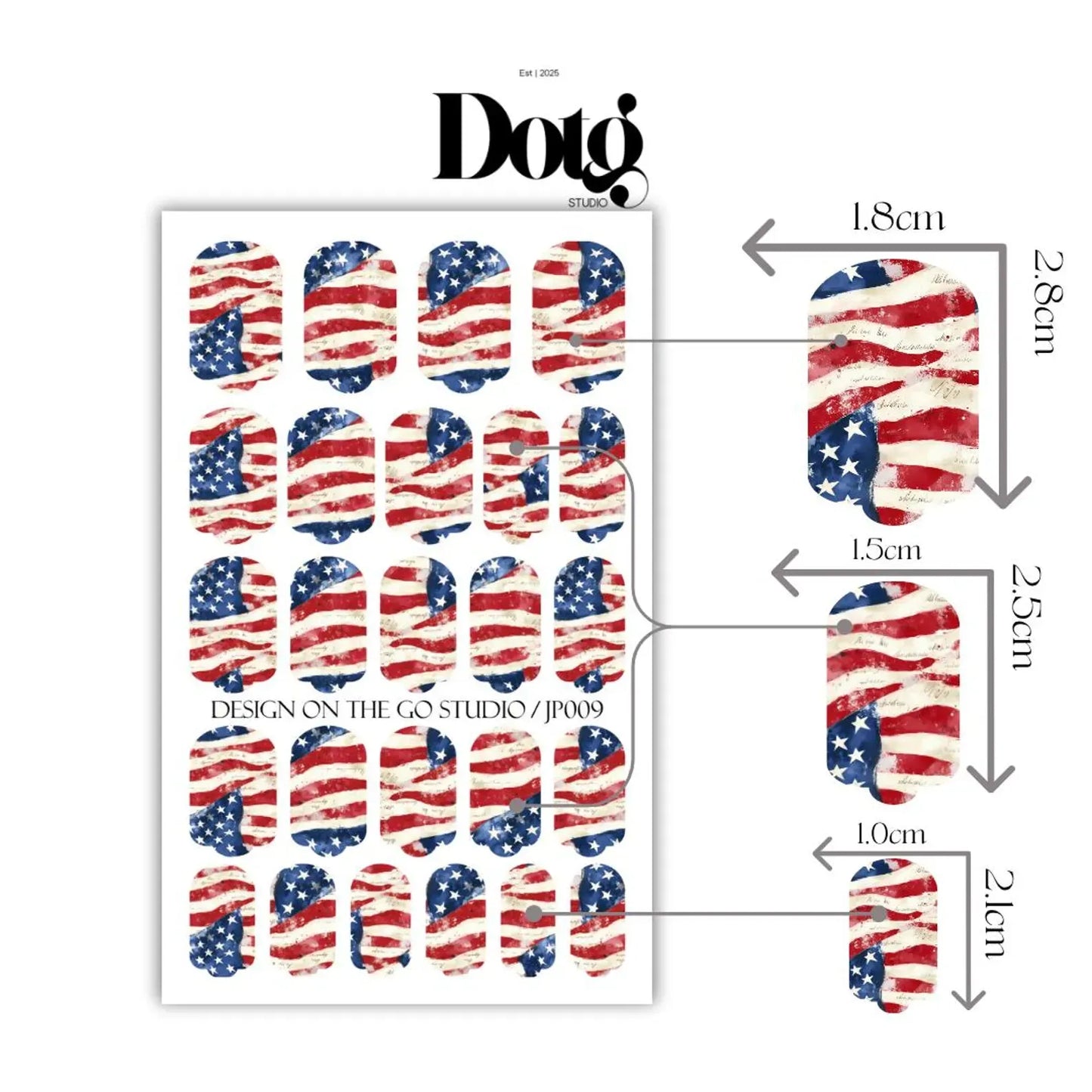 Forth of July Nail Wraps