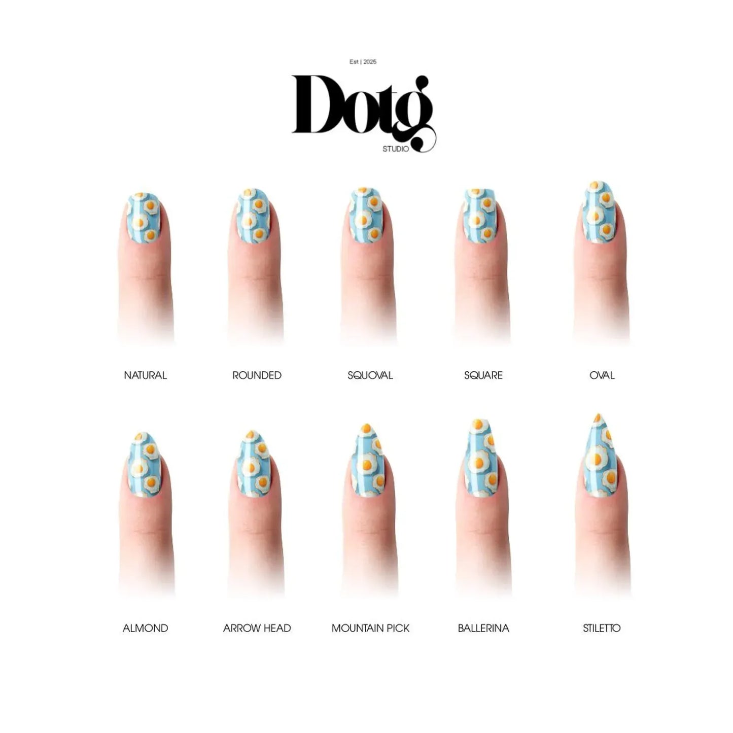 Sunny Side Nail Wraps