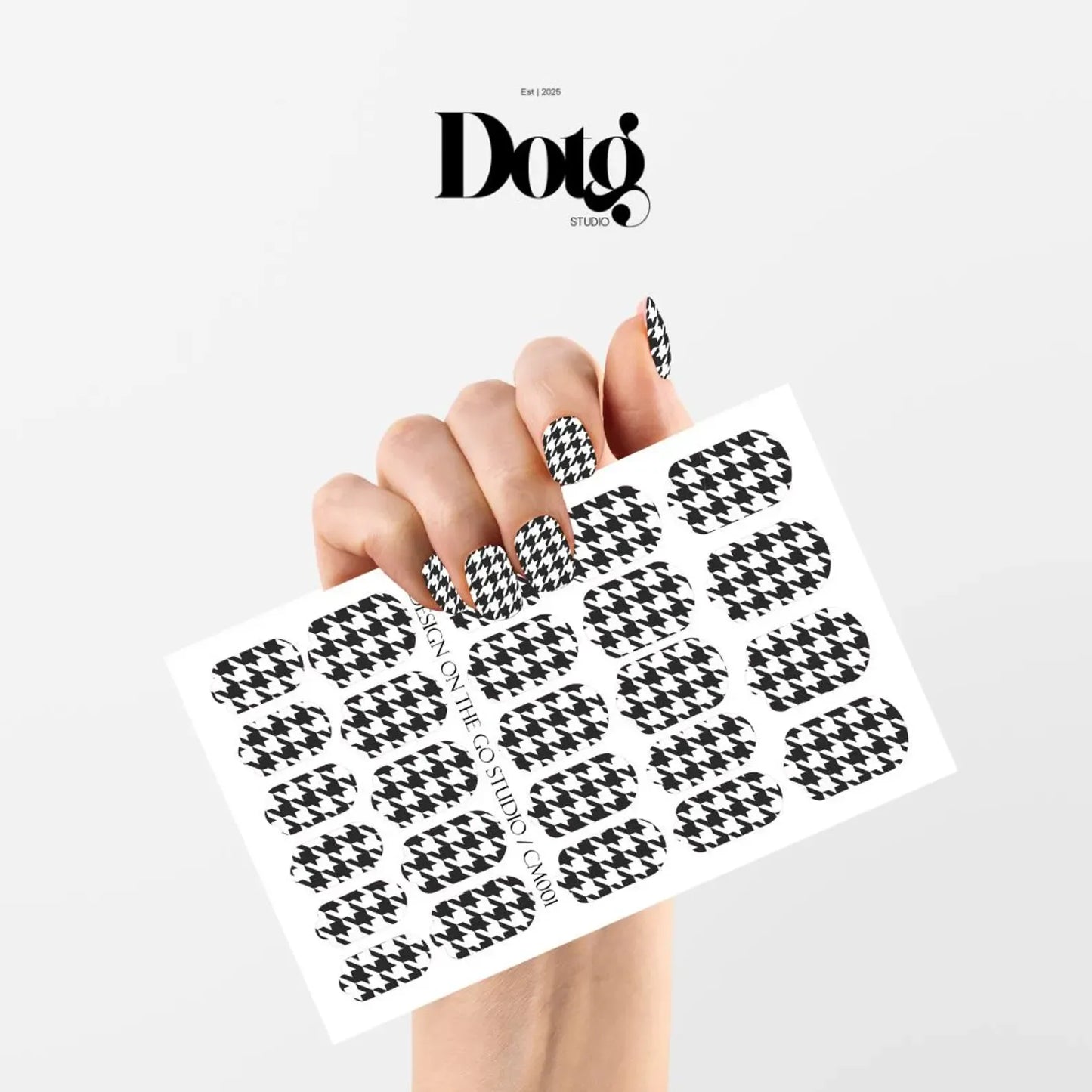 Houndstooth Nail Wraps