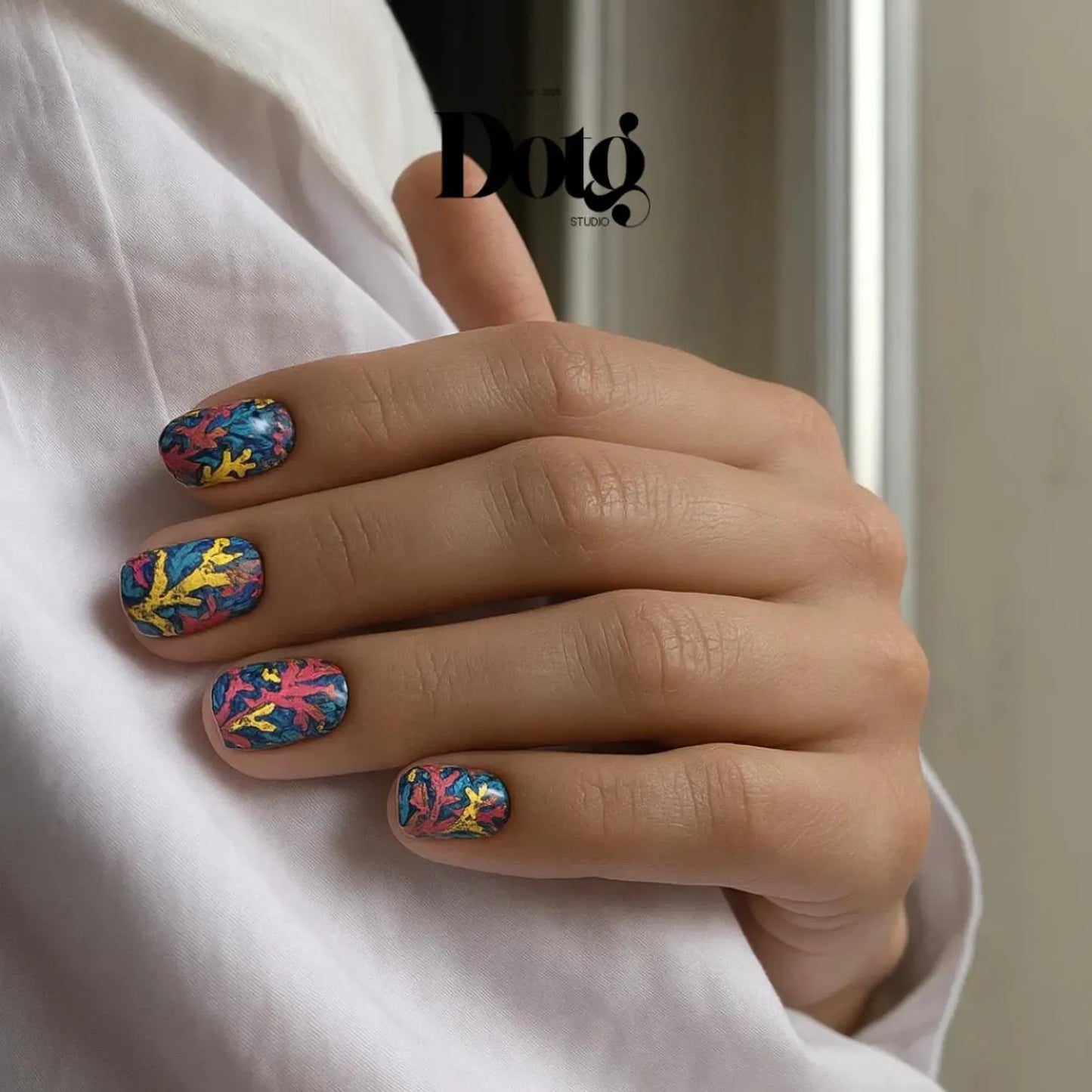 Sea Corals Nail Wraps