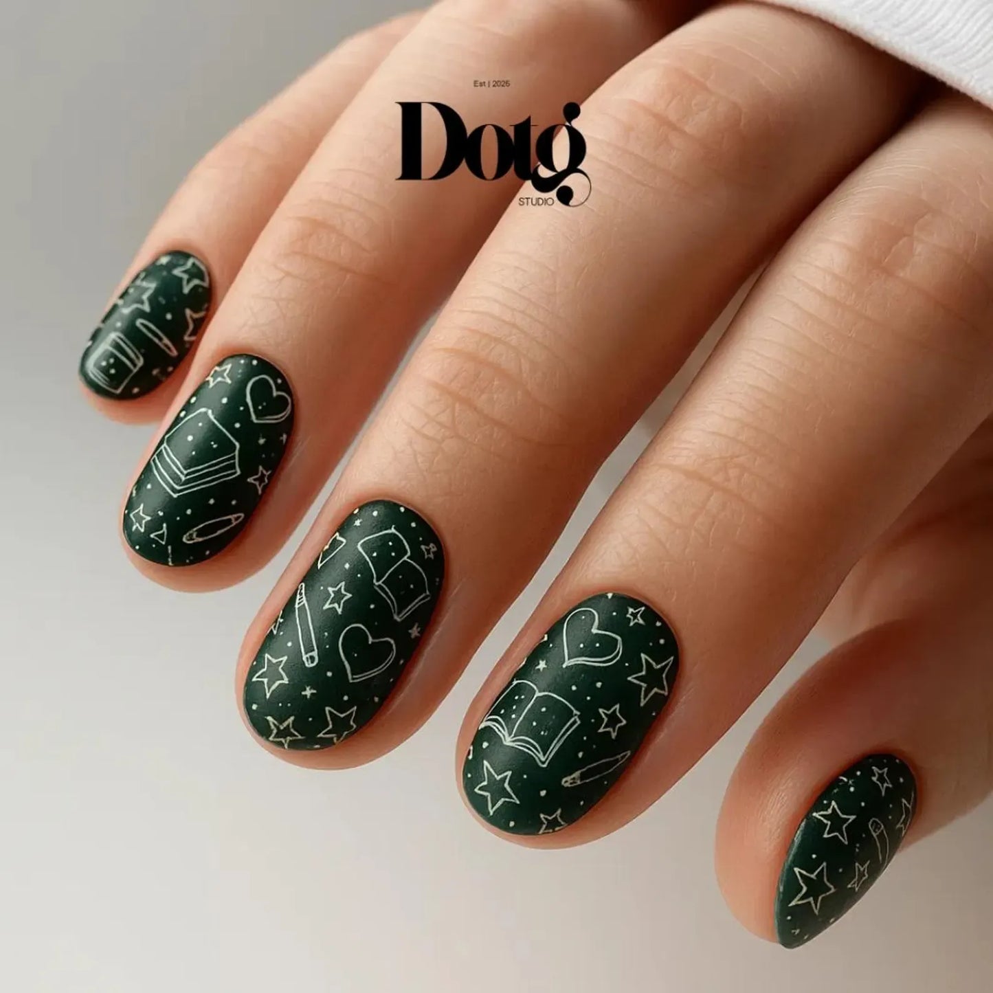 Chalkboard Nail Wraps
