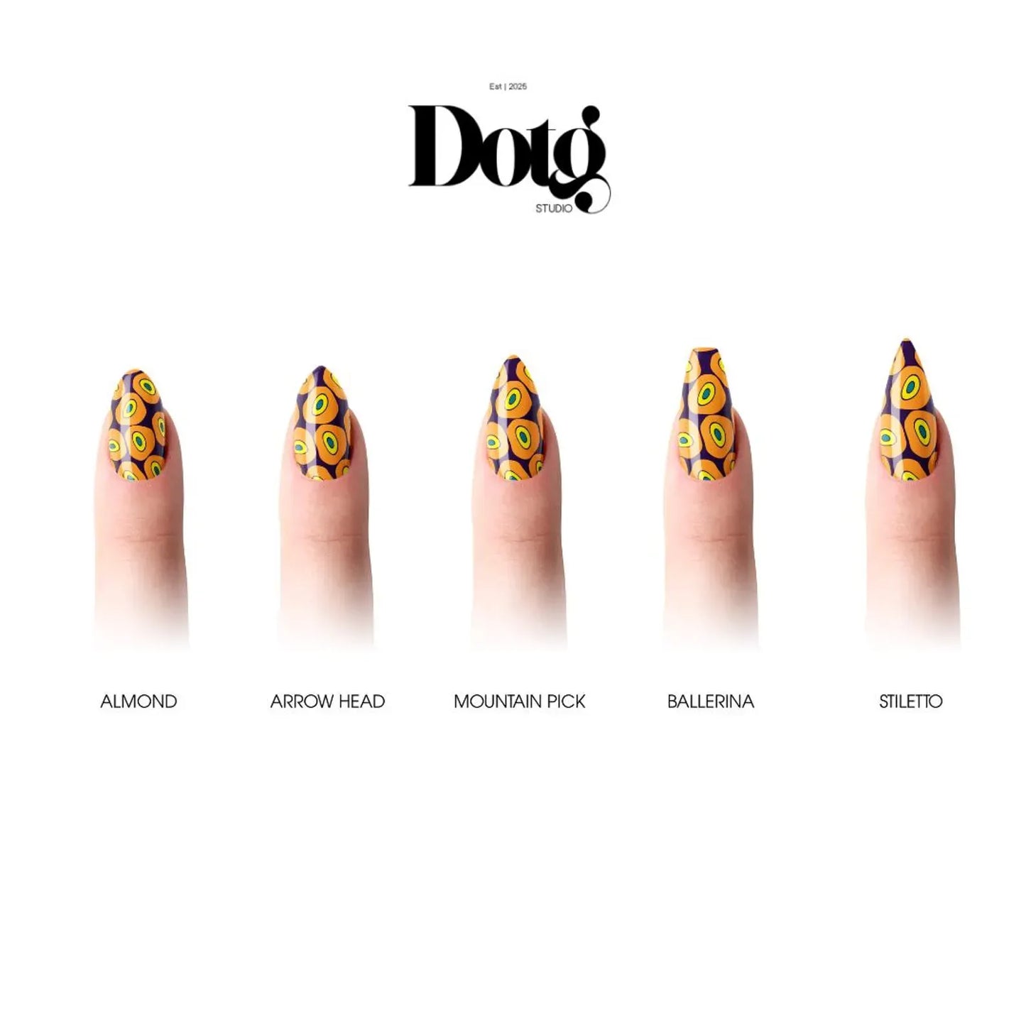Geometric Bold Nail Wraps