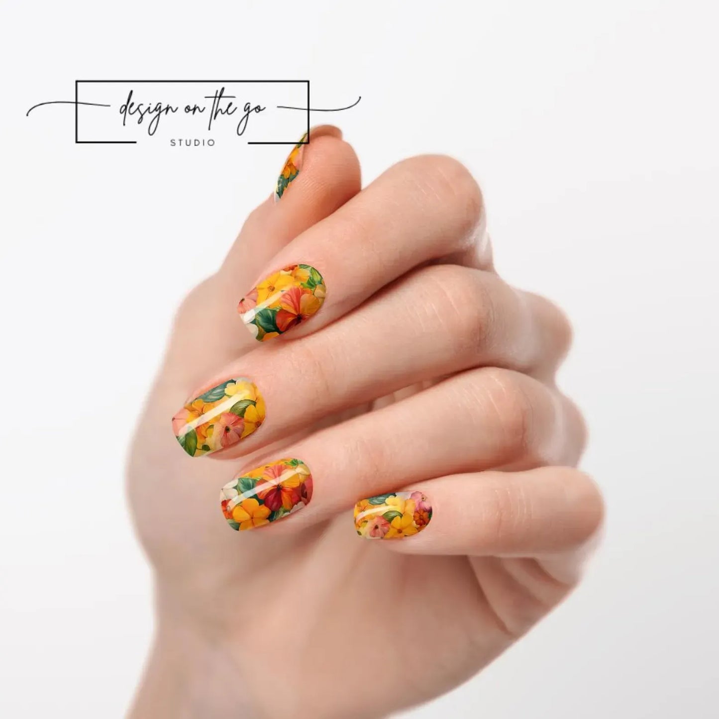 Tropic Bloom Nail Wraps