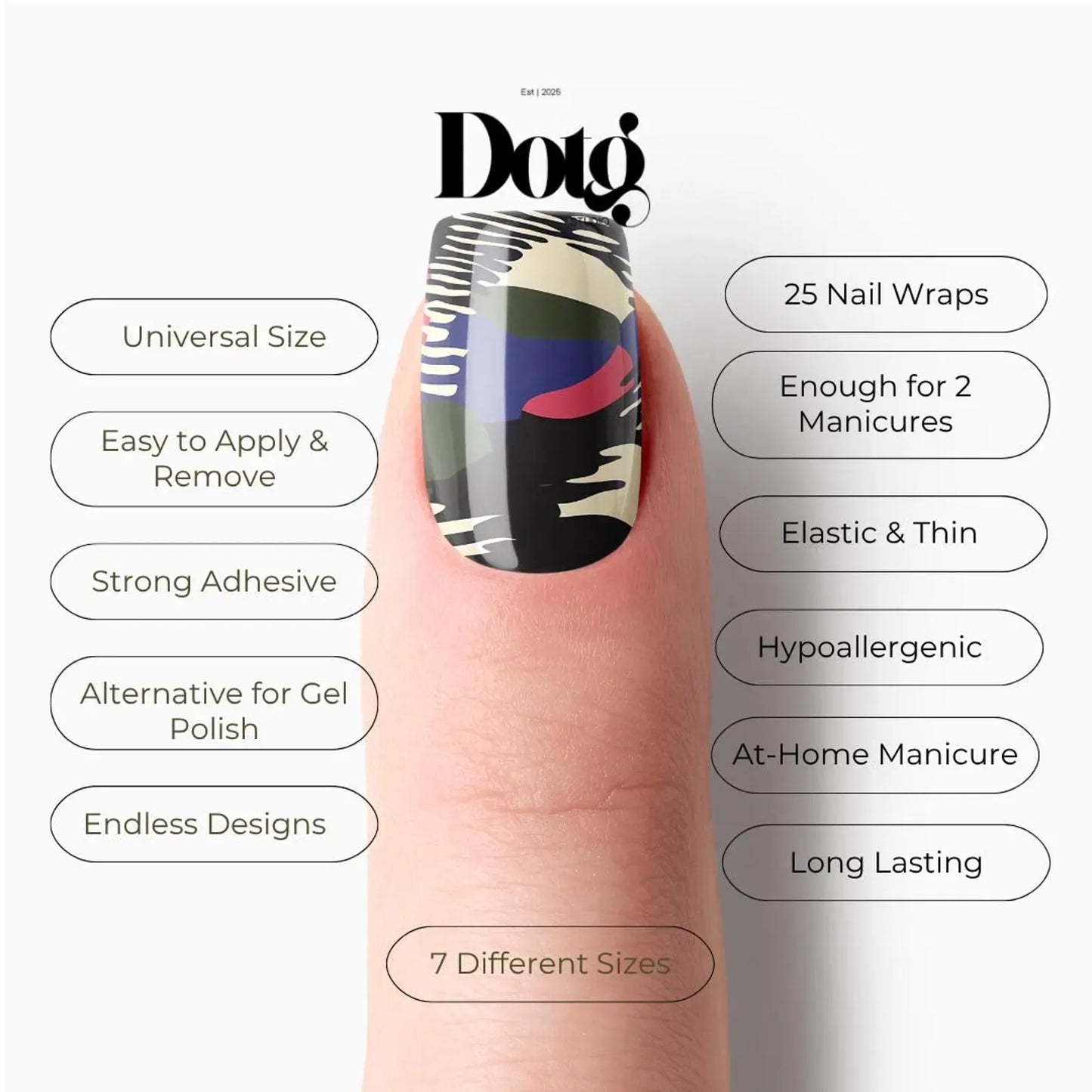 Glitch Nail Wraps