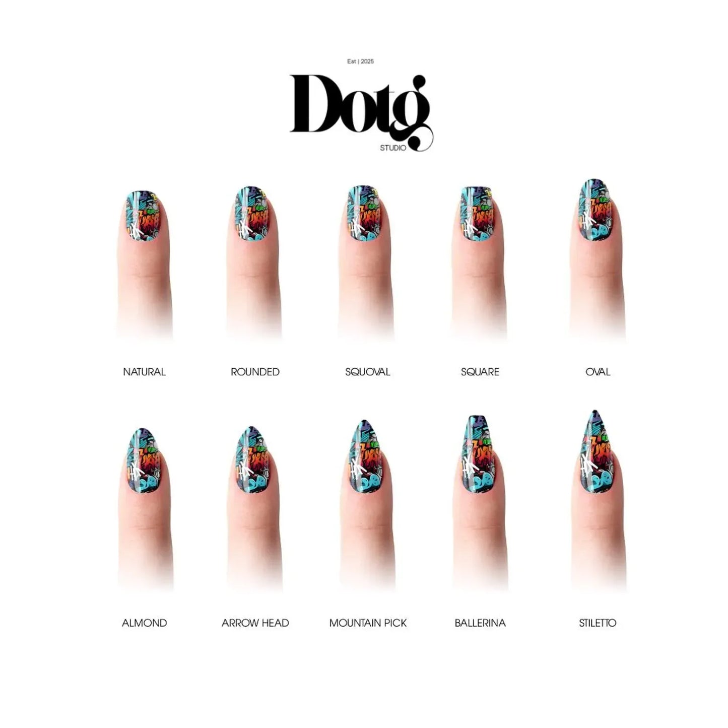 Graffiti Art Nail Wraps