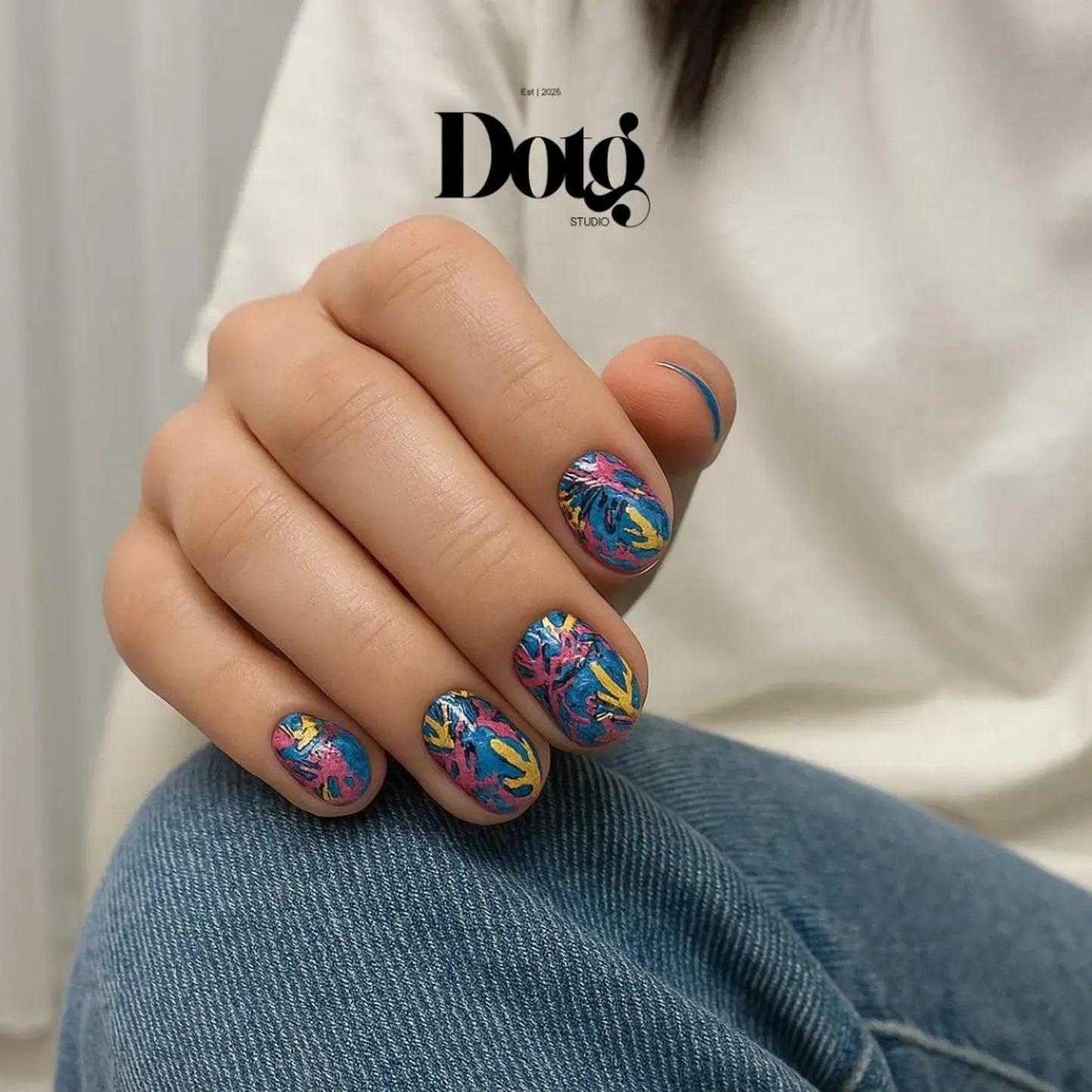 Sea Corals Nail Wraps