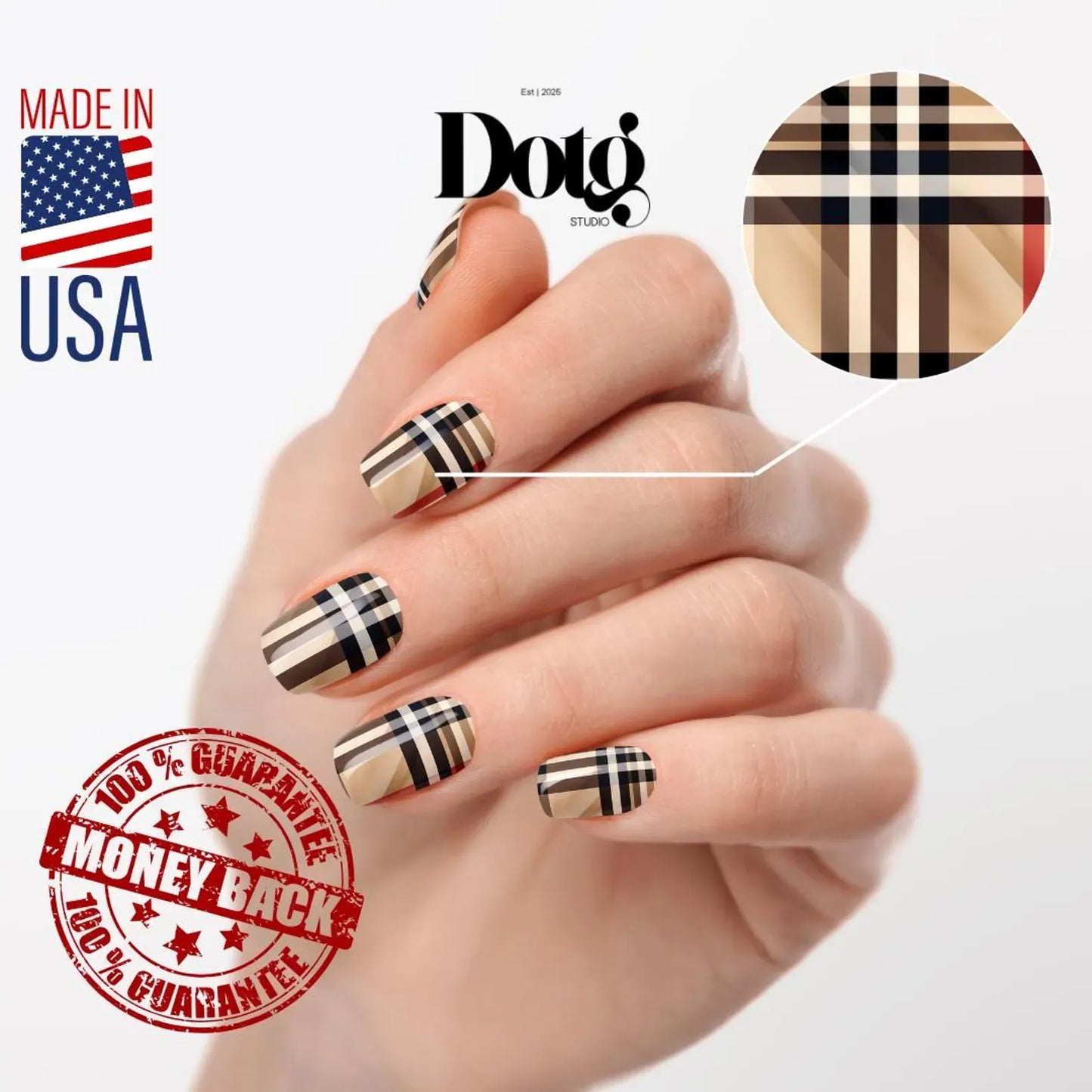 Plaid Nail Wraps