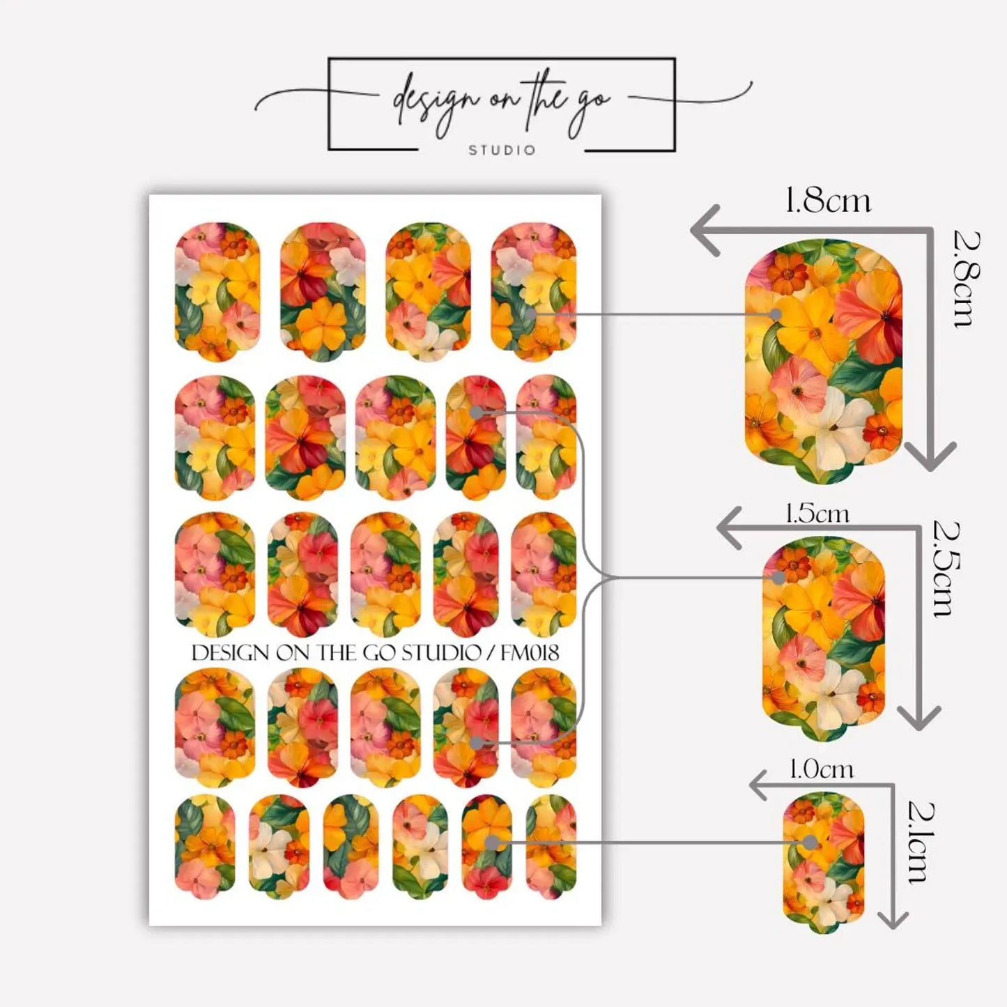 Tropic Bloom Nail Wraps