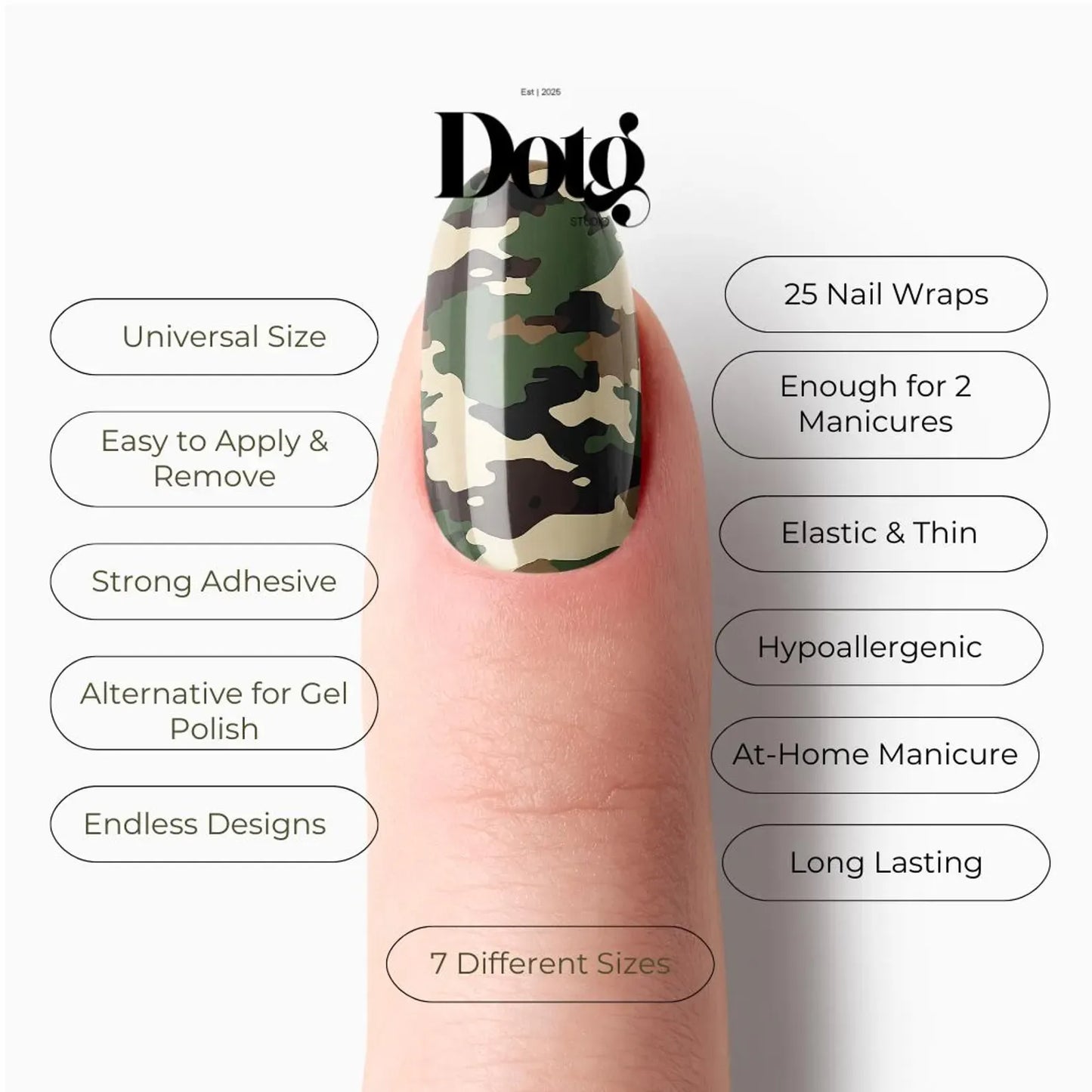 Camouflage Nail Wraps
