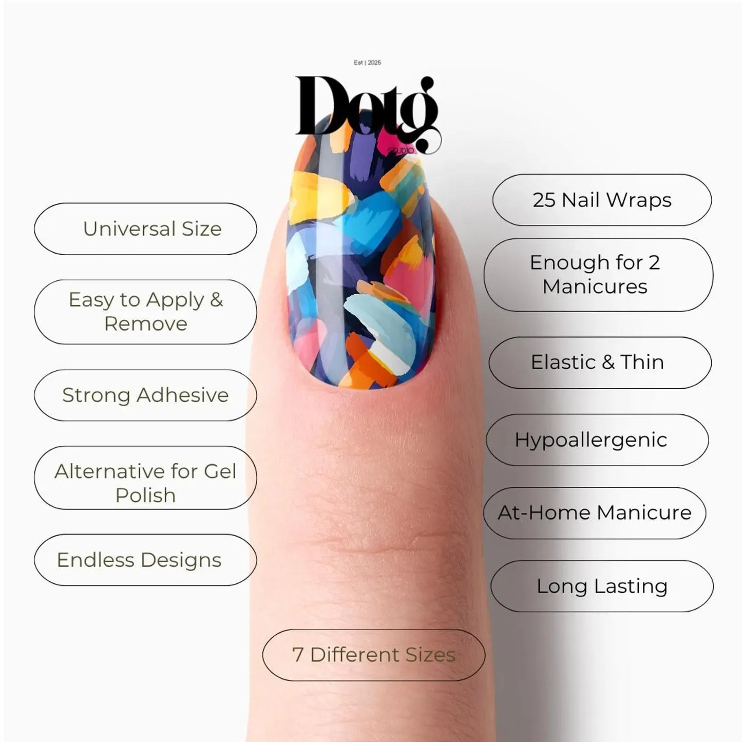 Strokes Nail Wraps