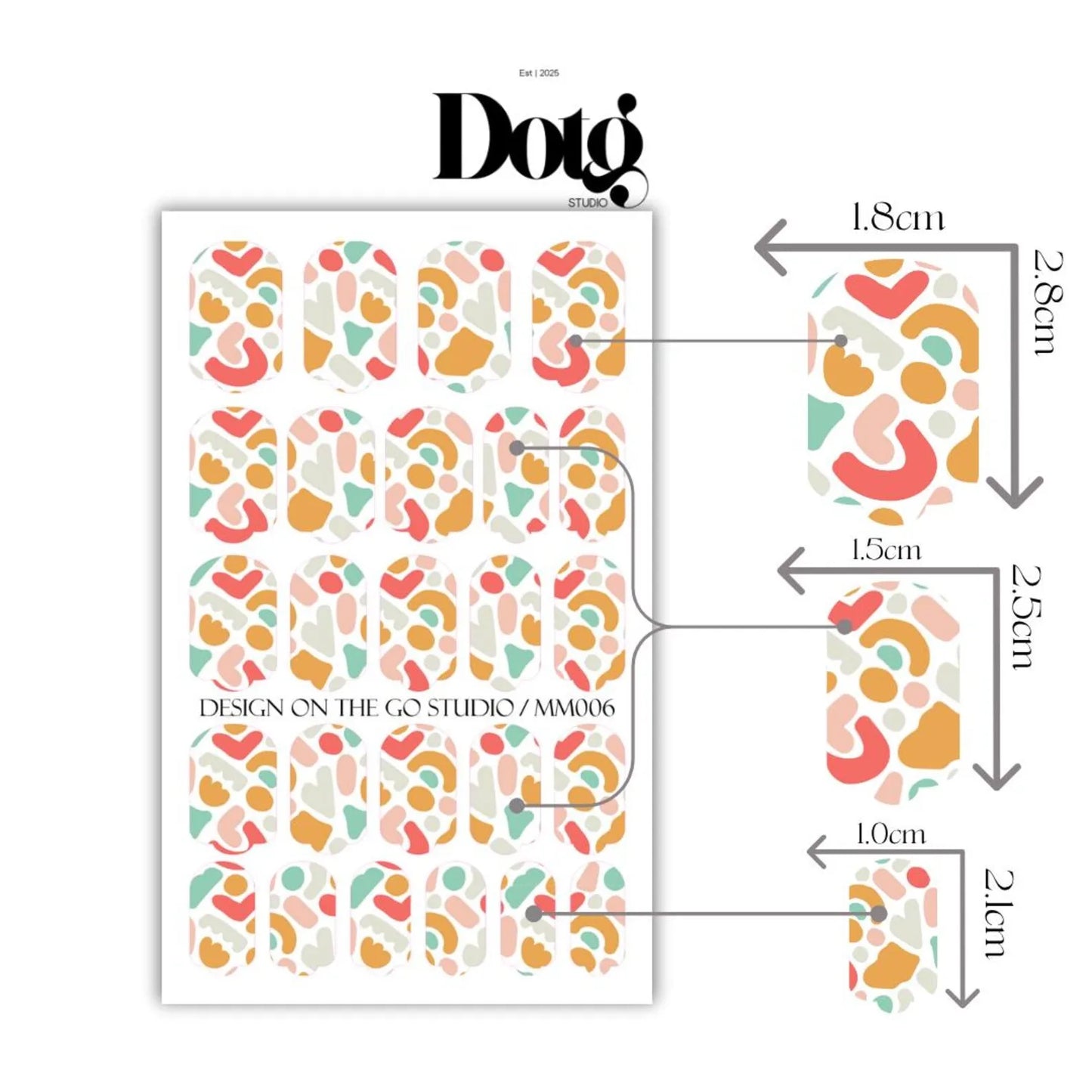 Confetti Nail Wrap