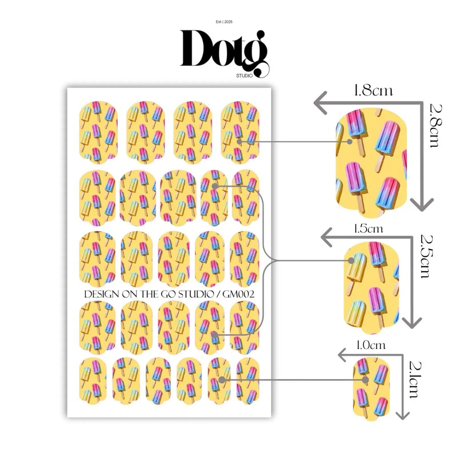 Popsicle Nail Wraps