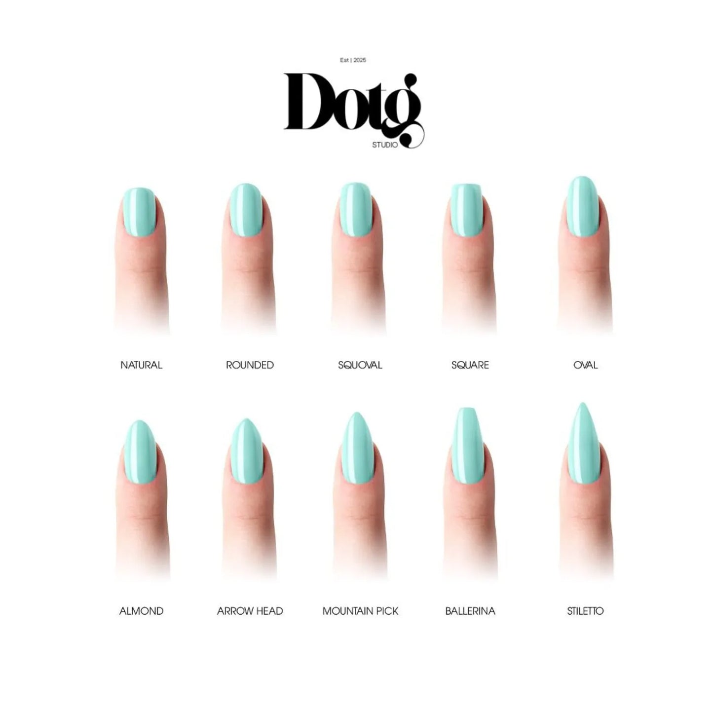 Pastel Mint Nail Wraps