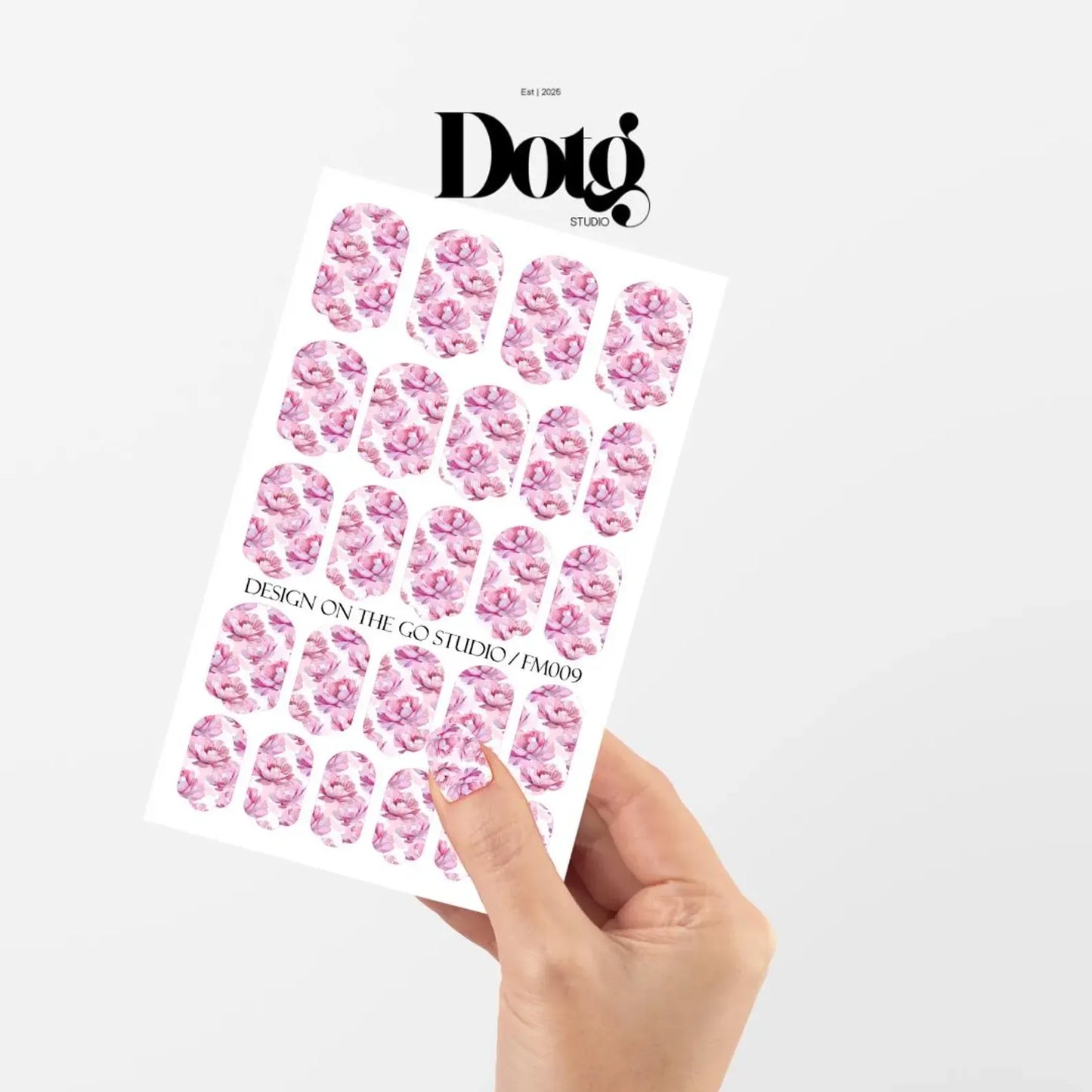 Romantic Peony Nail Wraps