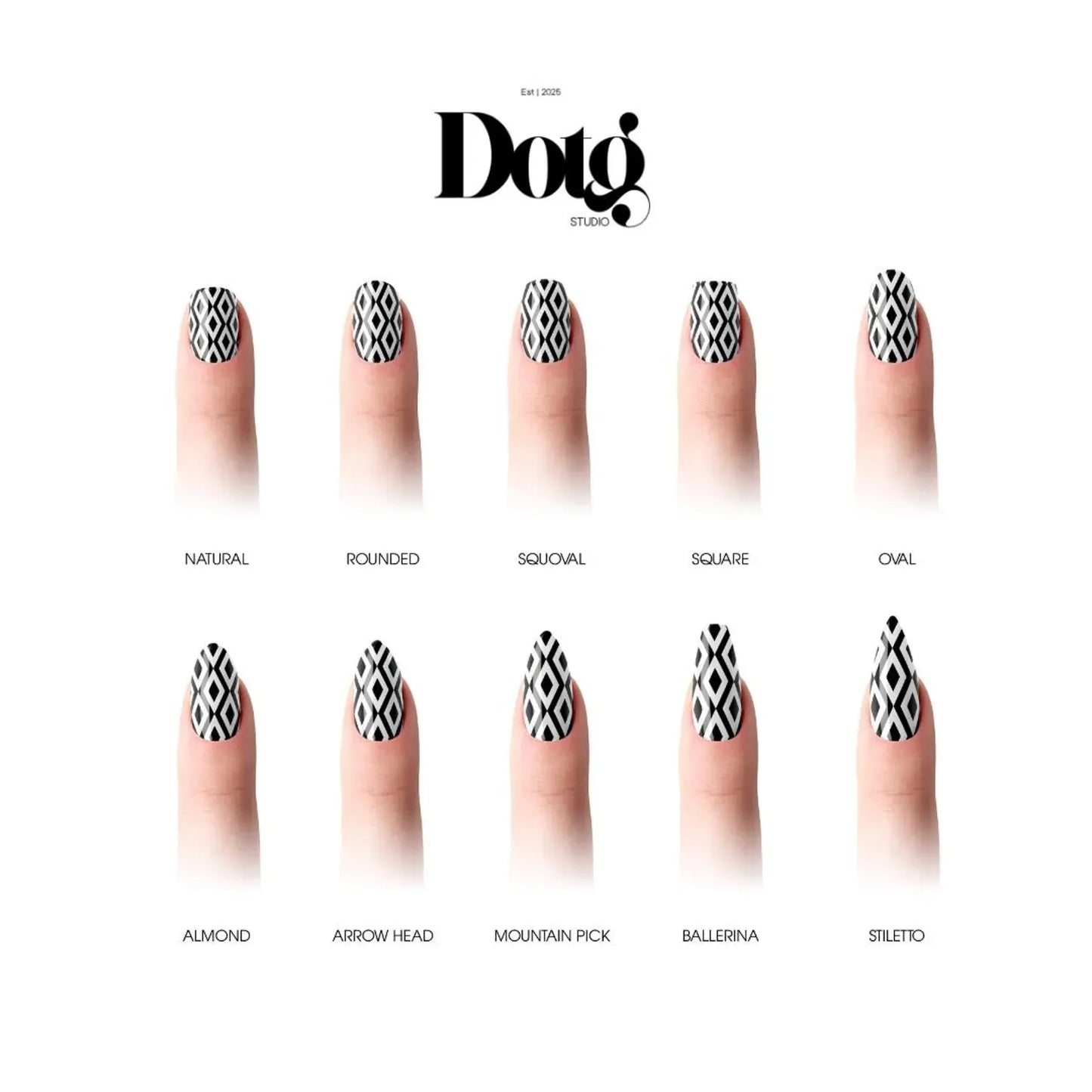 Minimalist Geo Nail Wraps