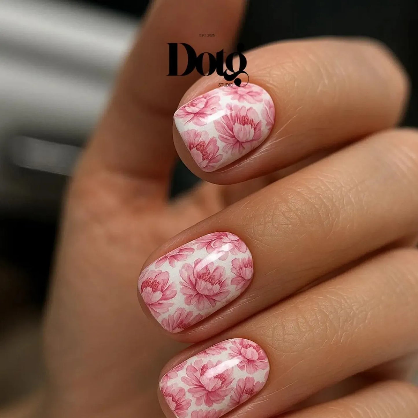 Romantic Peony Nail Wraps