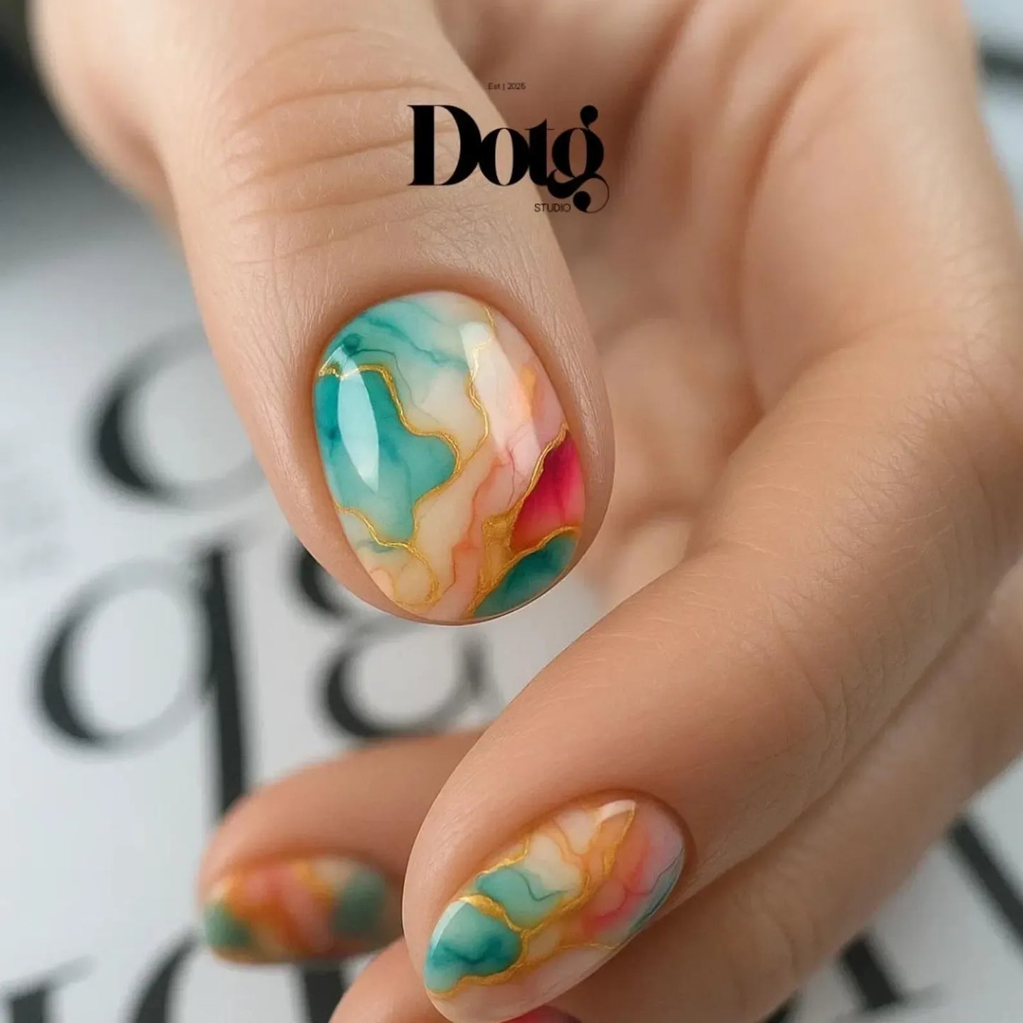 Luxe Abstract Nail Wraps