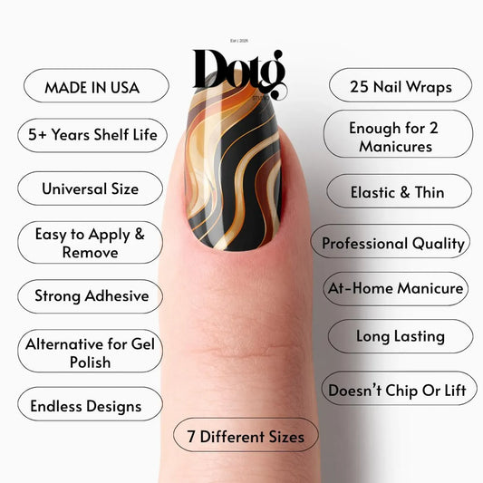 Autumn Swirl Nail Wraps