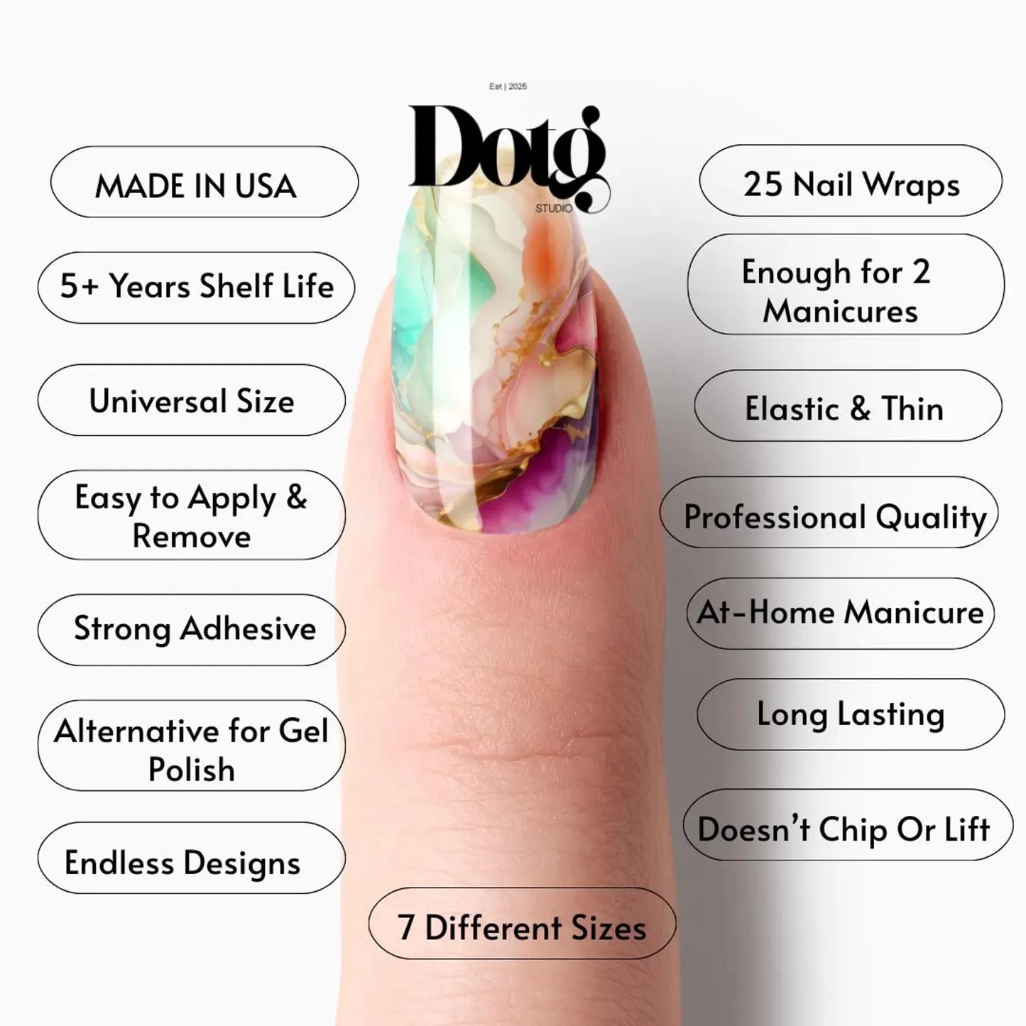 Luxe Abstract Nail Wraps