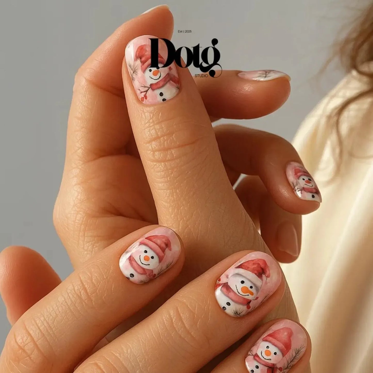 Snowman Nail Wraps