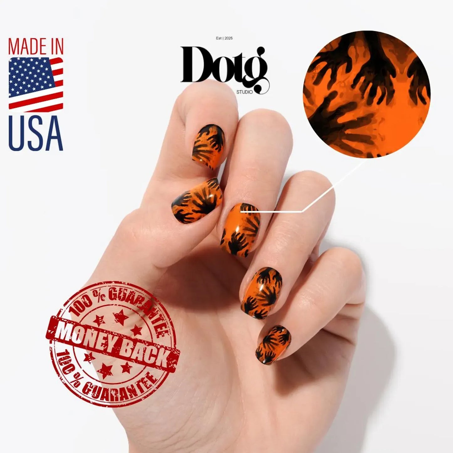 Zombie Hands Nail Wraps