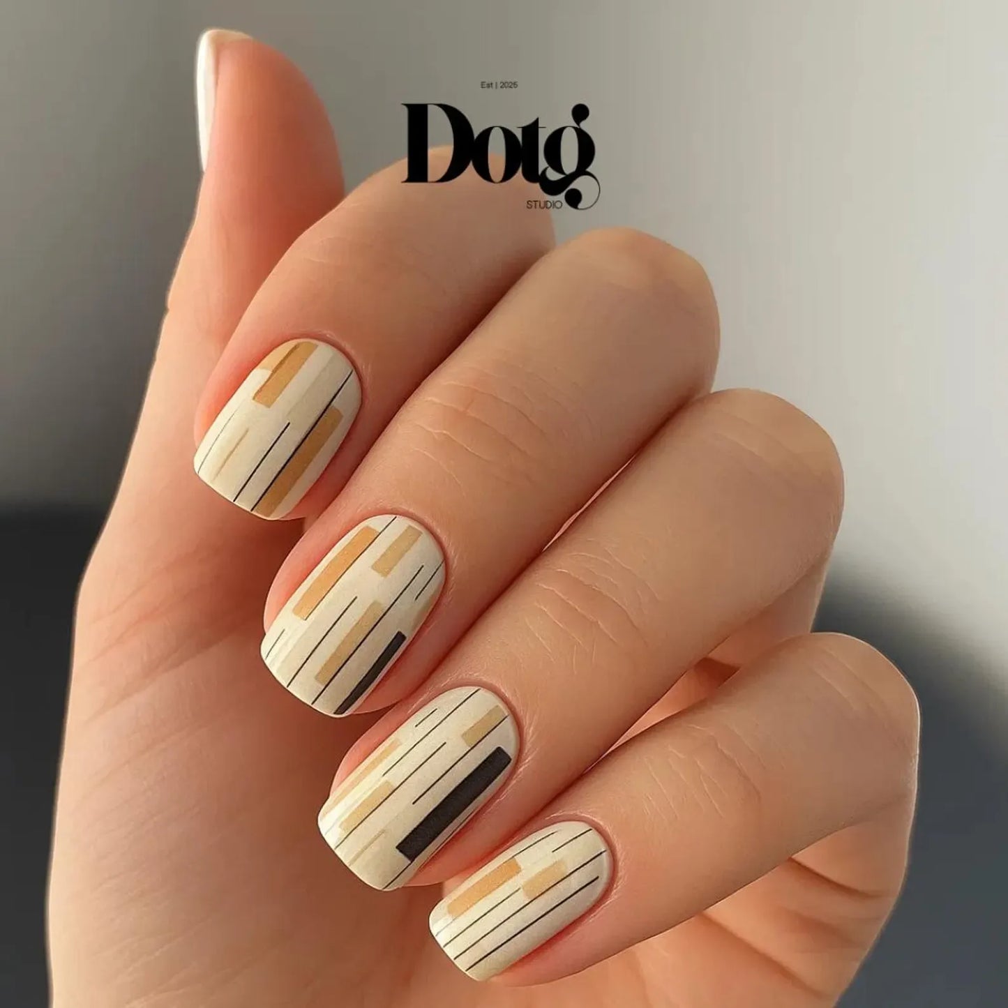 Boho Geometric Nail Wrap