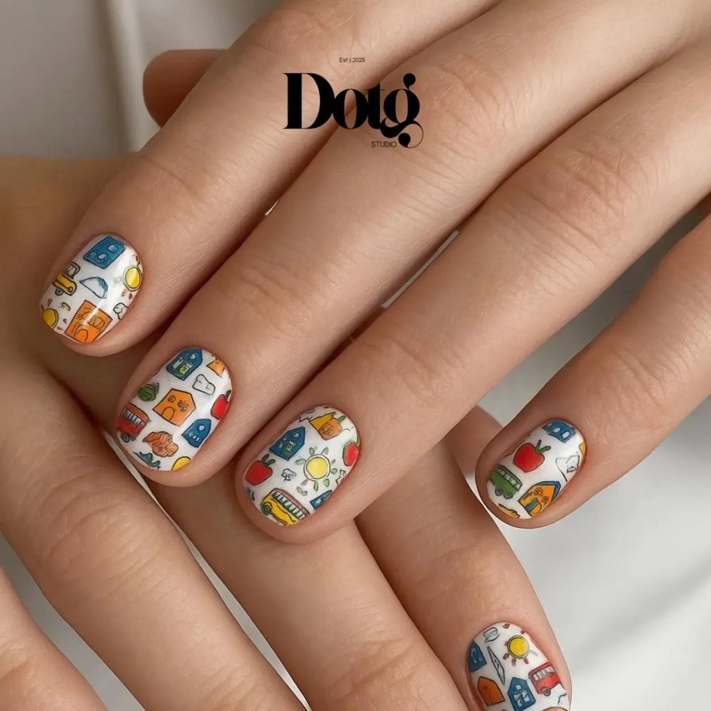 School Day Nail Wraps