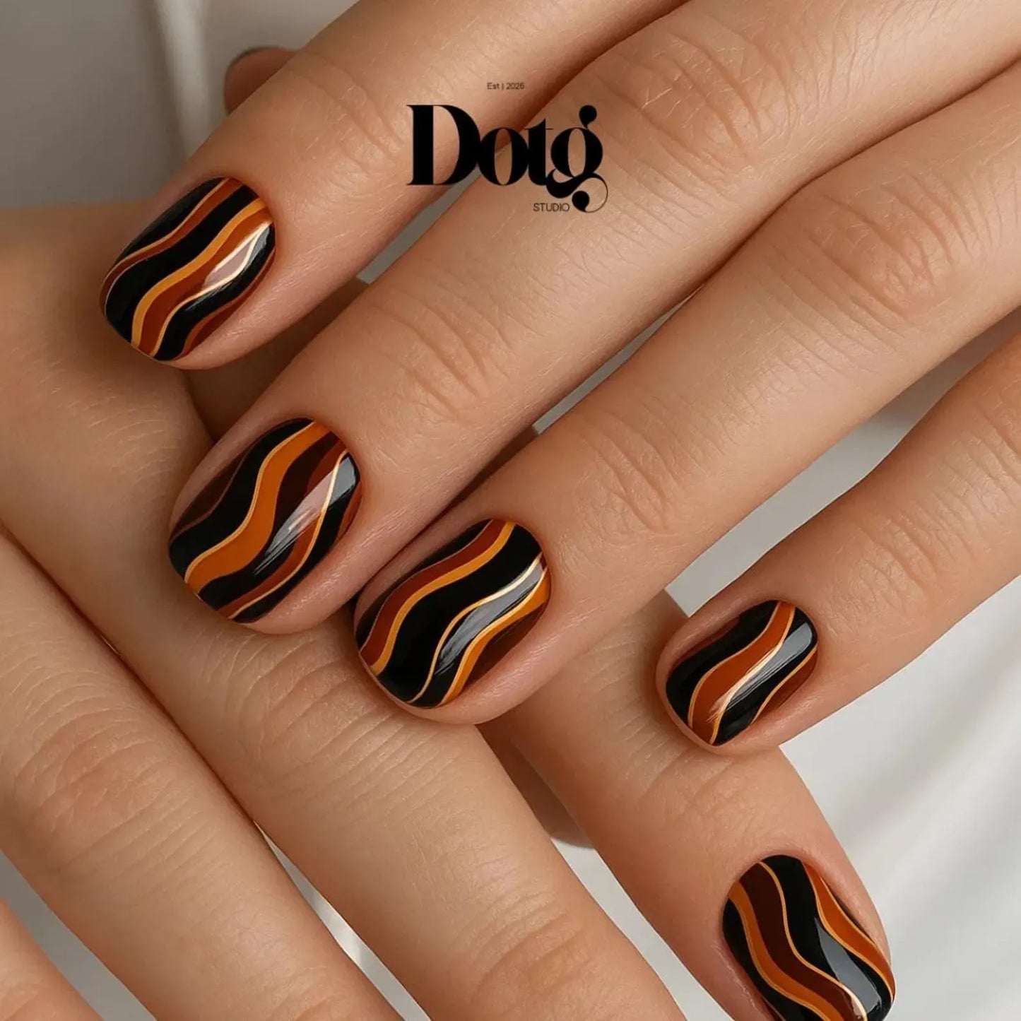 Autumn Swirl Nail Wraps