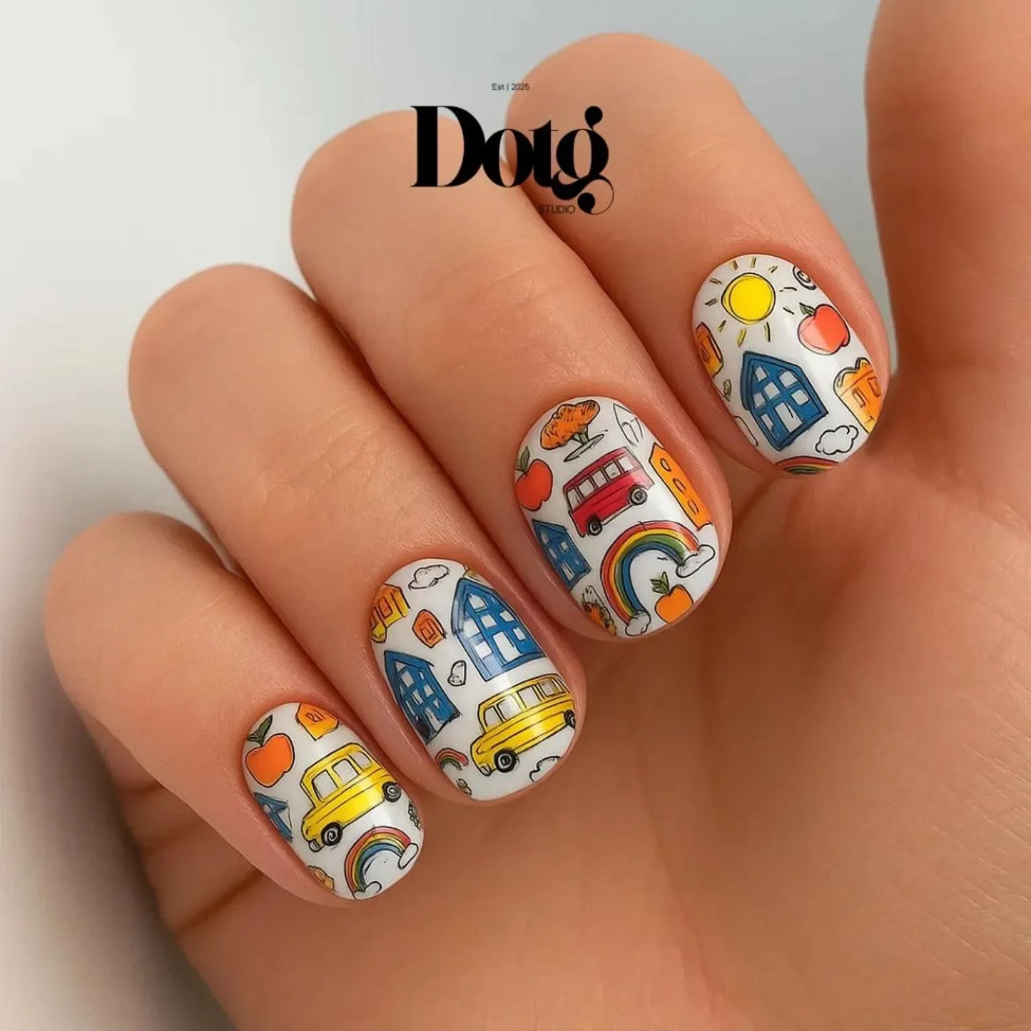 School Day Nail Wraps