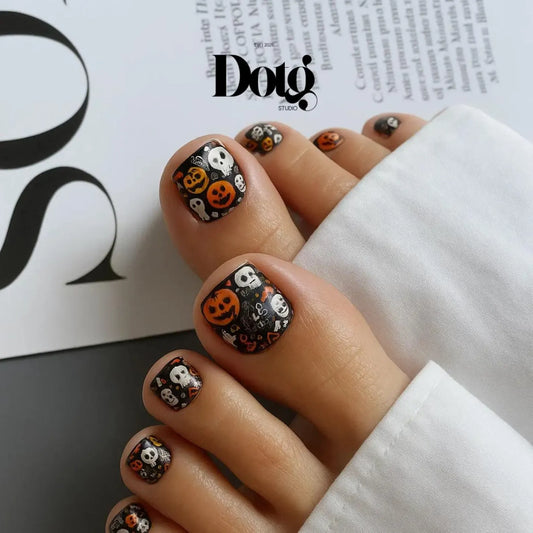 Halloween Doodle Nail Wraps