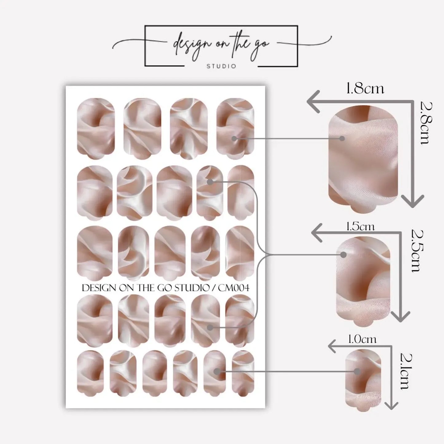 Silk Blush Nail Wraps