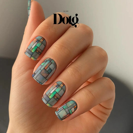 Opal Mosaic Nail Wraps