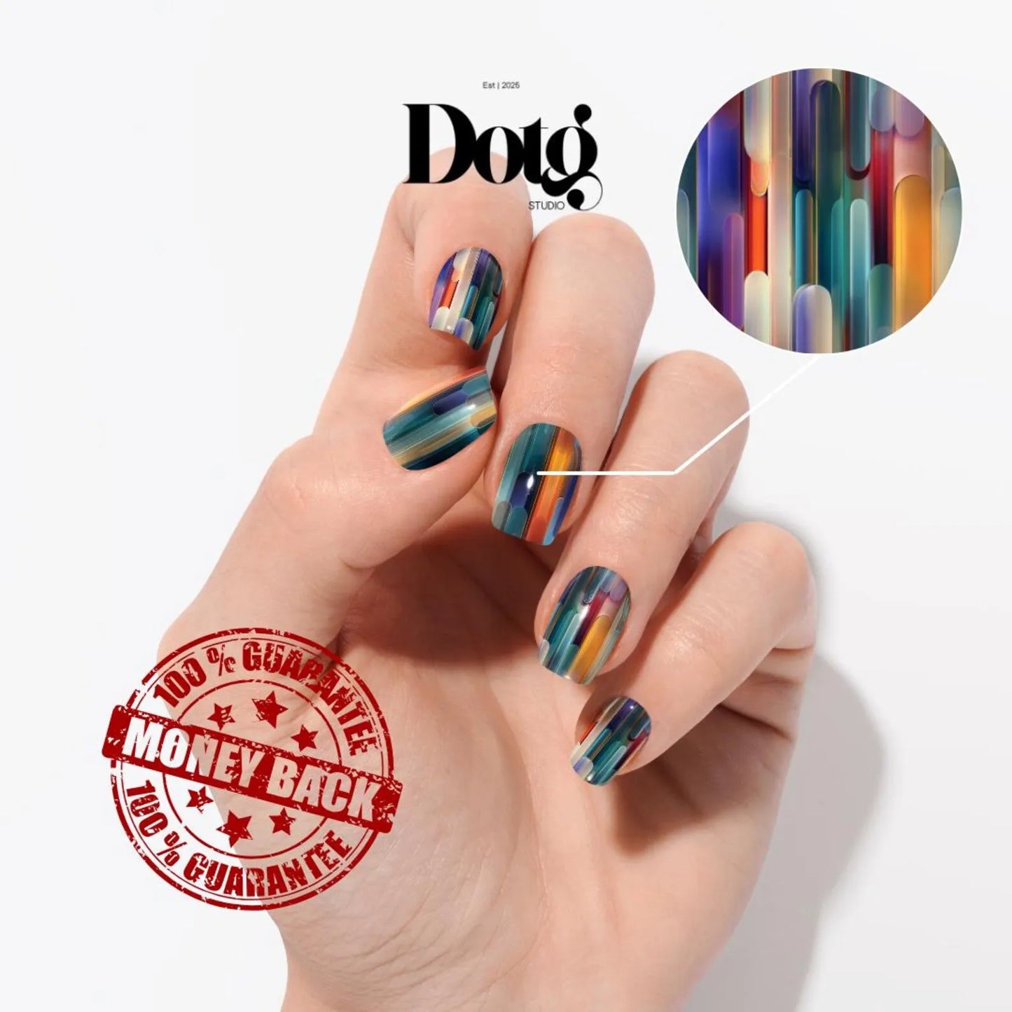 Chroma Glass Nail Wraps