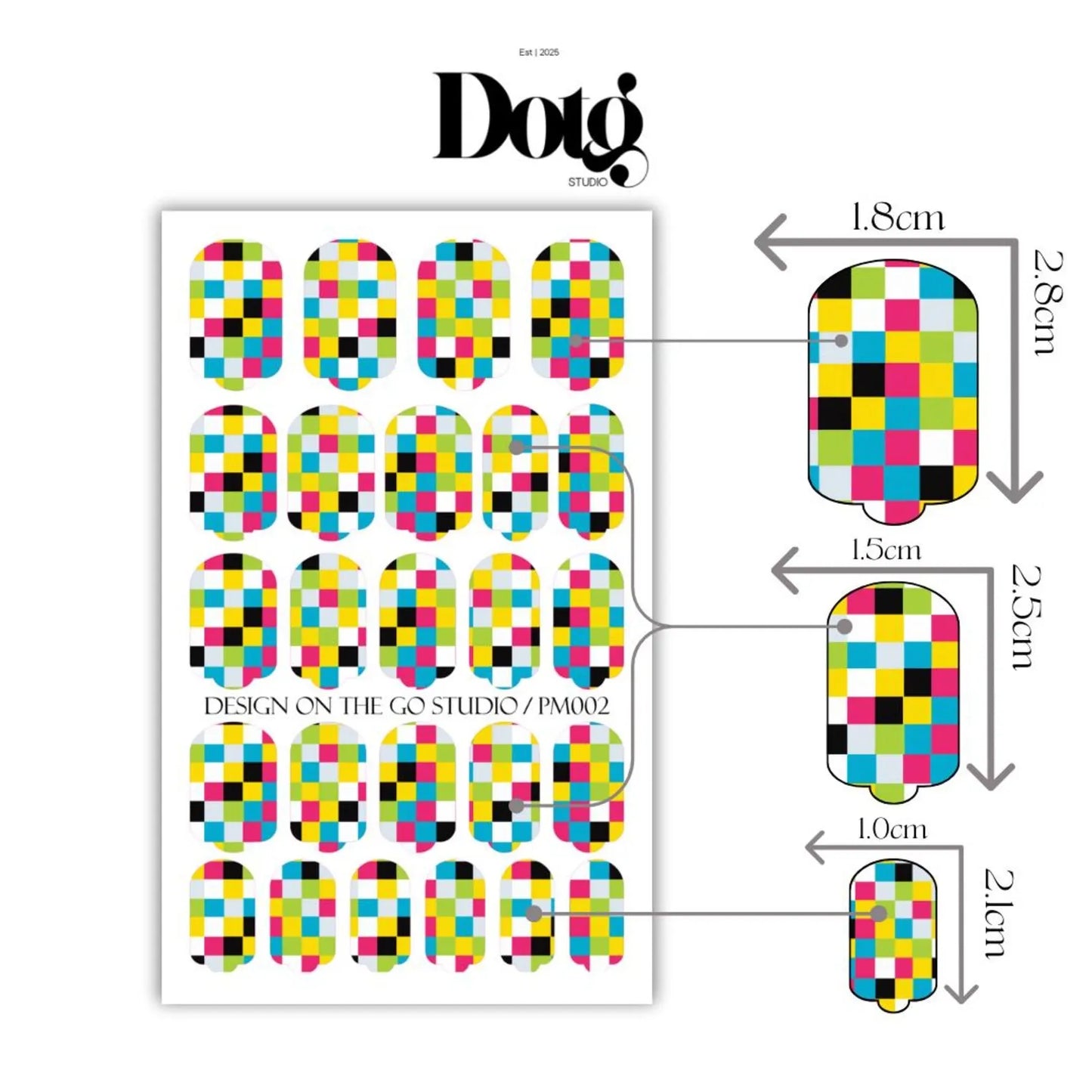 Colorblock Nail Wraps