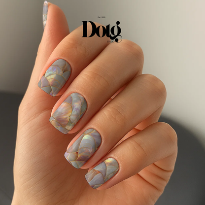 Seashell Pearl Nail Polish Wraps DIY Manicure & Pedicure Stickers Nail Decal Strips
