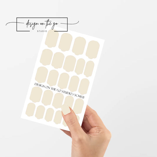 Soft Vanilla Nail Wraps