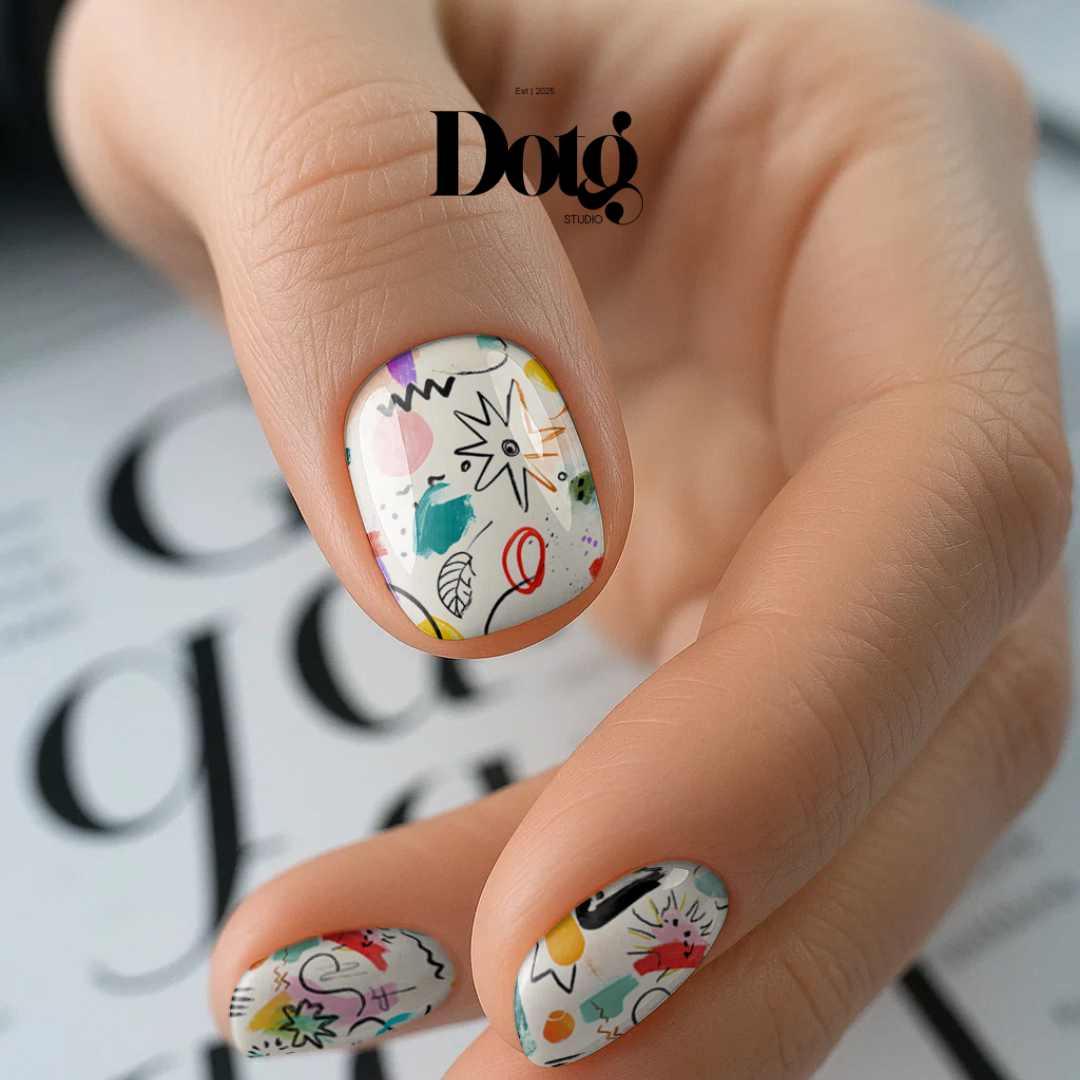 Modern Art Nail Polish Wraps DIY Muse Manicure & Pedicure Stickers Nail Decal Strips