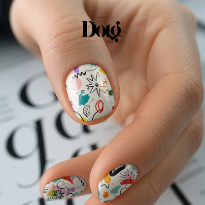 Modern Art Nail Polish Wraps DIY Muse Manicure & Pedicure Stickers Nail Decal Strips
