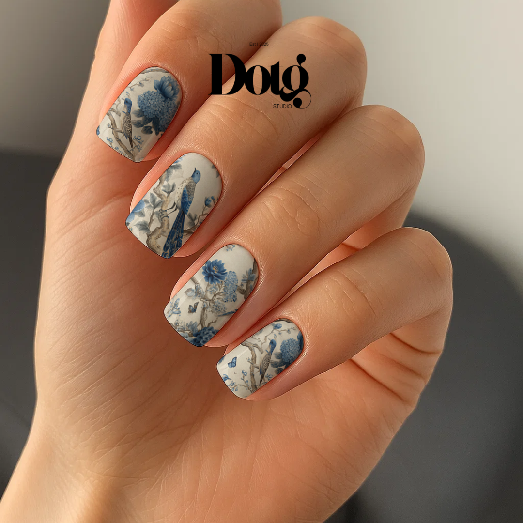 Botanical Garden Nail Polish Wraps DIY Manicure Stickers Nail Decal Strips