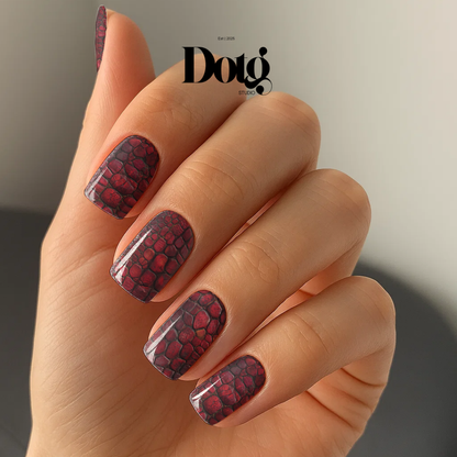 Ruby Reptile Nail Wraps DIY Manicure & Pedicure Nail Stickers Decal Strips